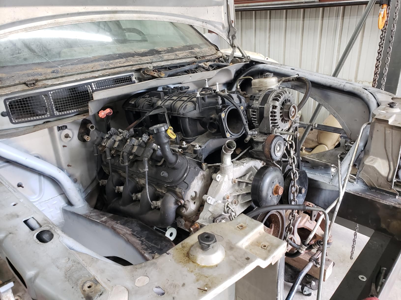 Engine Swap Cast Manifold Replacement for Chevy LS1 LS2 LS3 4.8 5.3 6.0 | 9988-R-BLEM, Iron customer photo 1