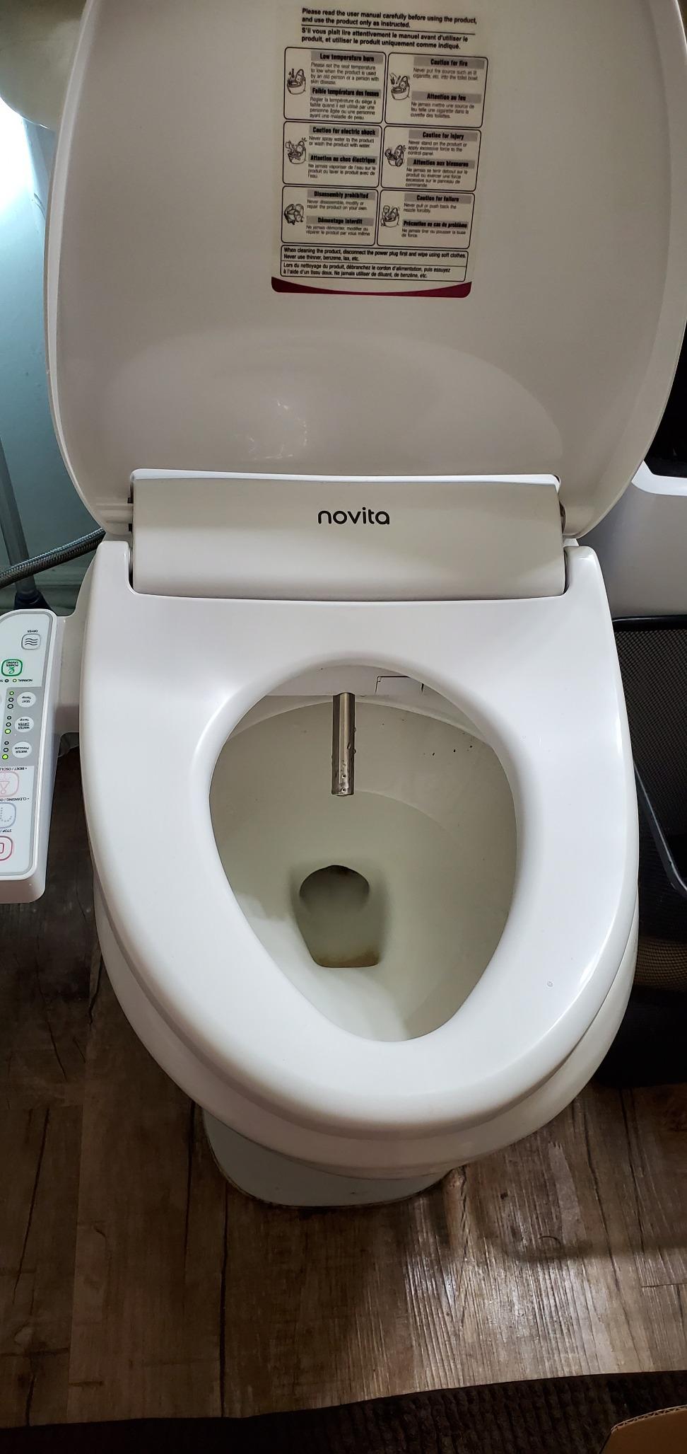 Kohler PureWash E580 Elongated Bidet Toilet Seat, White, Quiet-Close Lid Prevents Slamming, Self-Cleaning Wand, Adjustable Water Pressure with Multiple Cleansing Options | 32330-0, Quiet-Close Lid Prevents Slamming, Self-Cleaning Wand customer photo 2