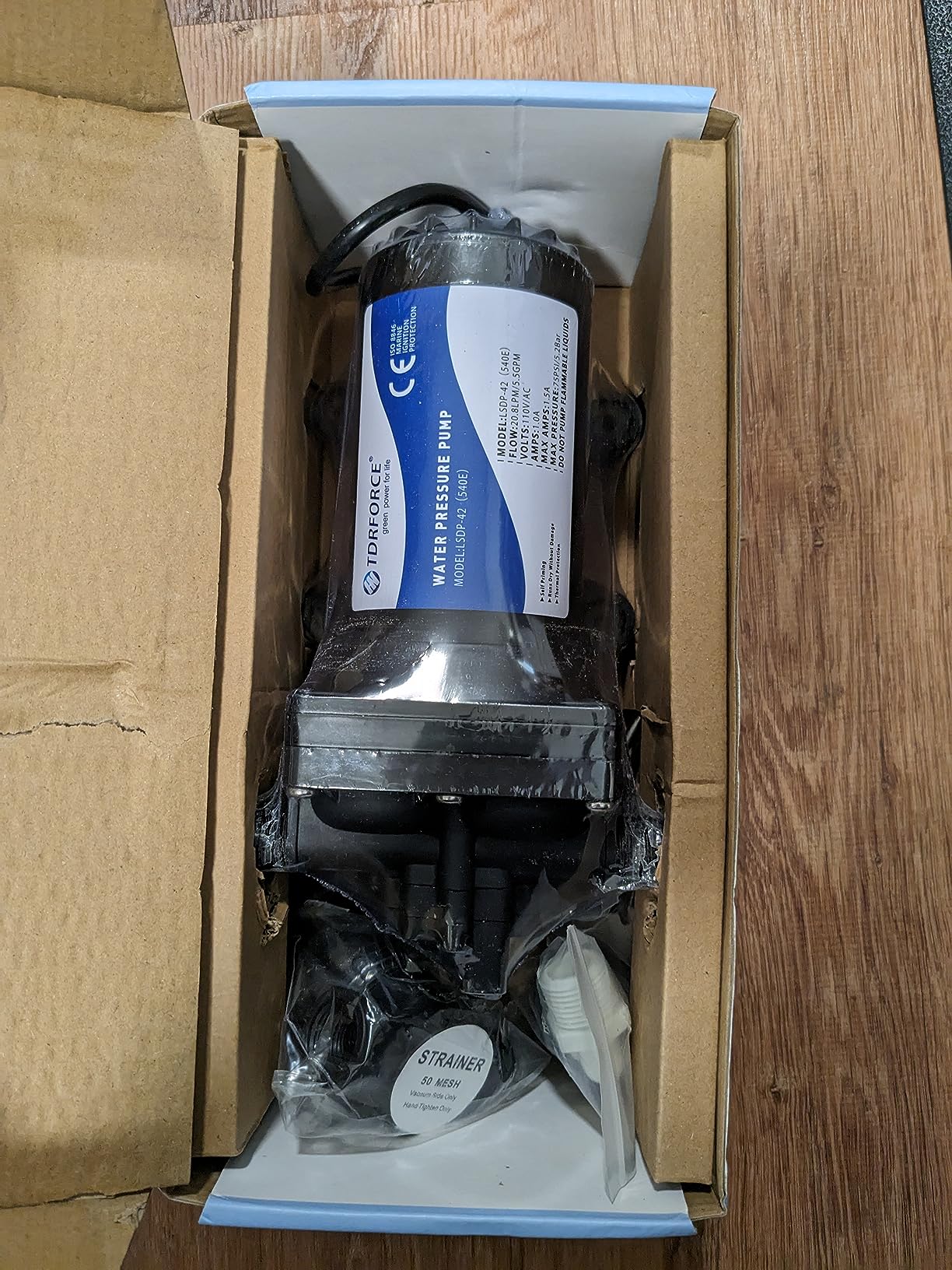 110V AC Water Pressure Booster Pump, 5.5 GPM 75 PSI Diaphragm Transfer Pump with Automatic Pressure Switch, Quiet Self-Priming Pump for RV, Home, Garden Hose & Irrigation customer photo 2