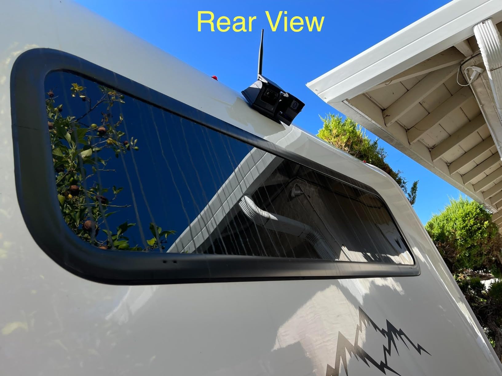Magnetic Solar Wireless Backup Camera HD1080P 3 Mins DIY Installation DVR 7 Inch IPS Monitor Rechargeable Reverse Camera System for Hitching Gooseneck Horse Trailer Fifth Wheels/Car RV Camper AP7 customer photo 1