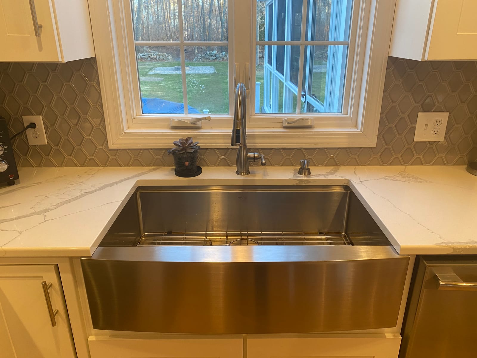 Sarlai 30 Farmhouse Kitchen Sink Stainless - 30 x 22 Inch Farmhouse Sink Ledge Workstation Sinks Apron Front Single Bowl 16 Gauge Stainless Steel Luxury Kitchen Farm Sinks customer photo 1