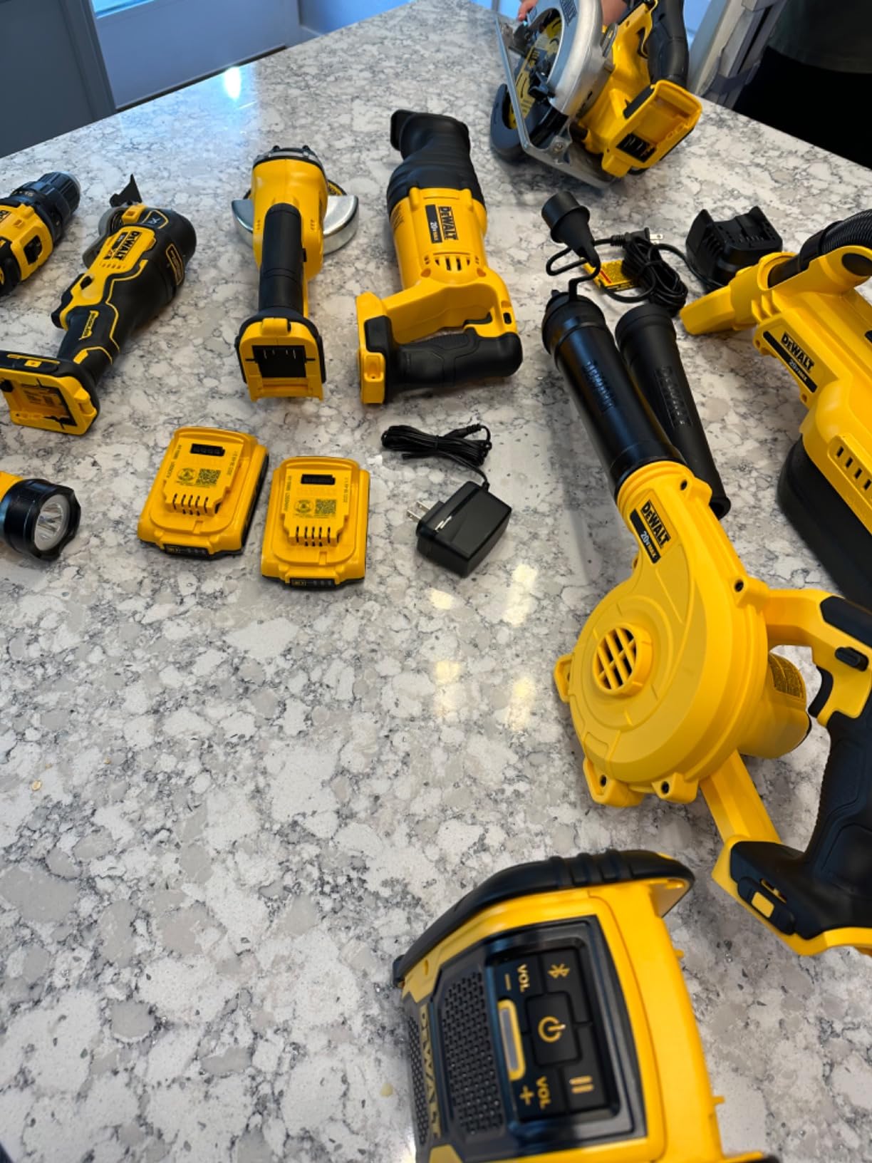 DEWALT 20V MAX Power Tool Combo Kit, 10 Tool Cordless Power Tool Set, 2 Batteries, Charger and 2 Bags Included, Dewalt Brushless Combo Kit (DCK1021D2) customer photo 1