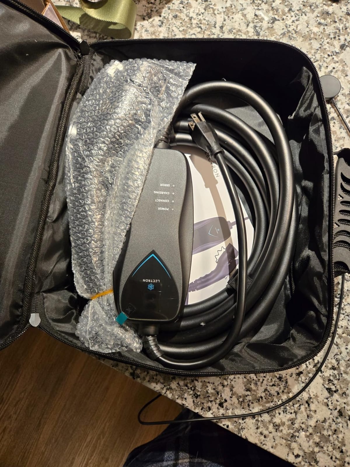 Lectron Level 1 EV Charger - ETL Certified, 110V, 15 Amp, 16 ft Extension Cord & J1772 Cable - Portable Electric Car Charger for J1772 EVs with NEMA 5-15 Plug customer photo 2