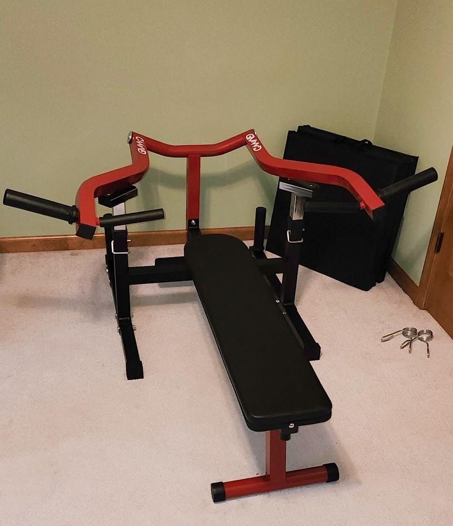 GMWD Chest Press Machine, Bench Press Machine with Independent Converging Arms, Adjustable Flat Incline Bench for Chest, AB Workouts, Shoulder Home Gym Equipment customer photo 2