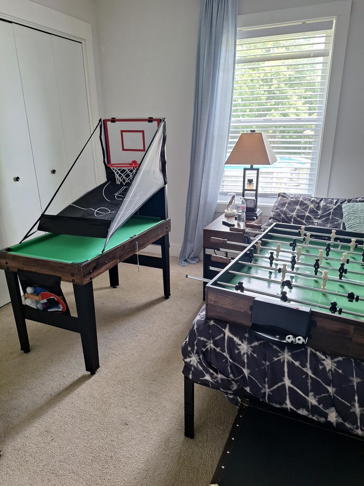 Best Choice Products 13-in-1 Combo Game Table for Kids & Adults, Natural | 13 games, game room, 50+ accessories, stacked storage, foosball, air hockey, ping pong, basketball, pool table, chess & more customer photo 1