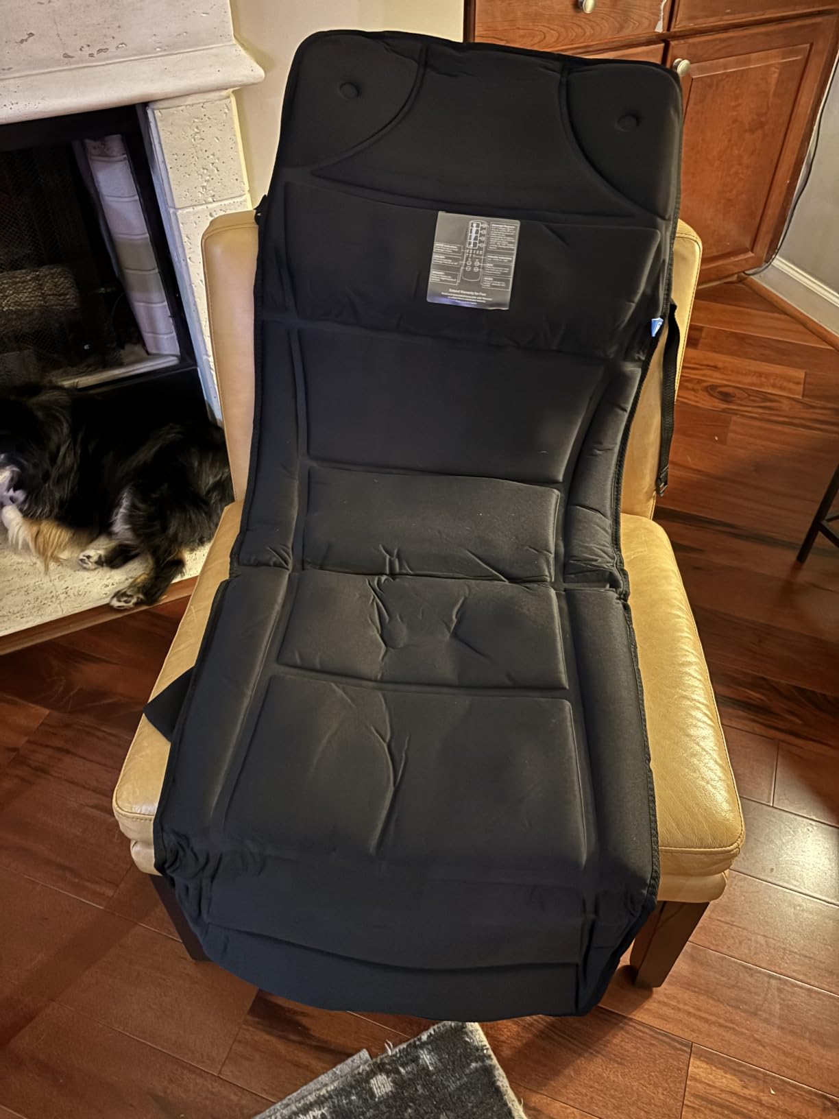 CILI Massage Mat Full Body,Massager Chair Pad,10 Vibration Motors & 5 Massage Modes,Back Massager for Bed,Massage Mattress Pad for Back,Heating Pad with Auto Shut Off customer photo 1