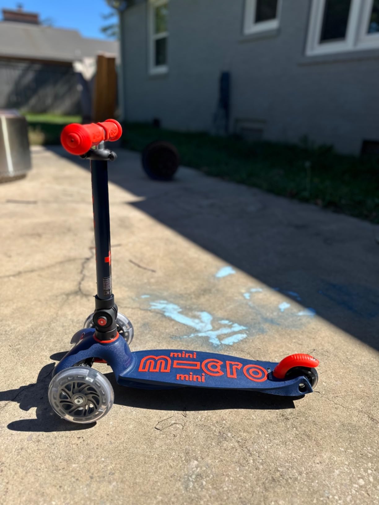 Micro Kickboard | Mini Foldable LED Kids Scooter for Ages 2-5 | Children up to 110 lbs | 3 Wheel Lean-to-Steer | Adjustable T Bar | Smooth Ride, Motion-Activated PU LED Wheels | Swiss Design customer photo 2