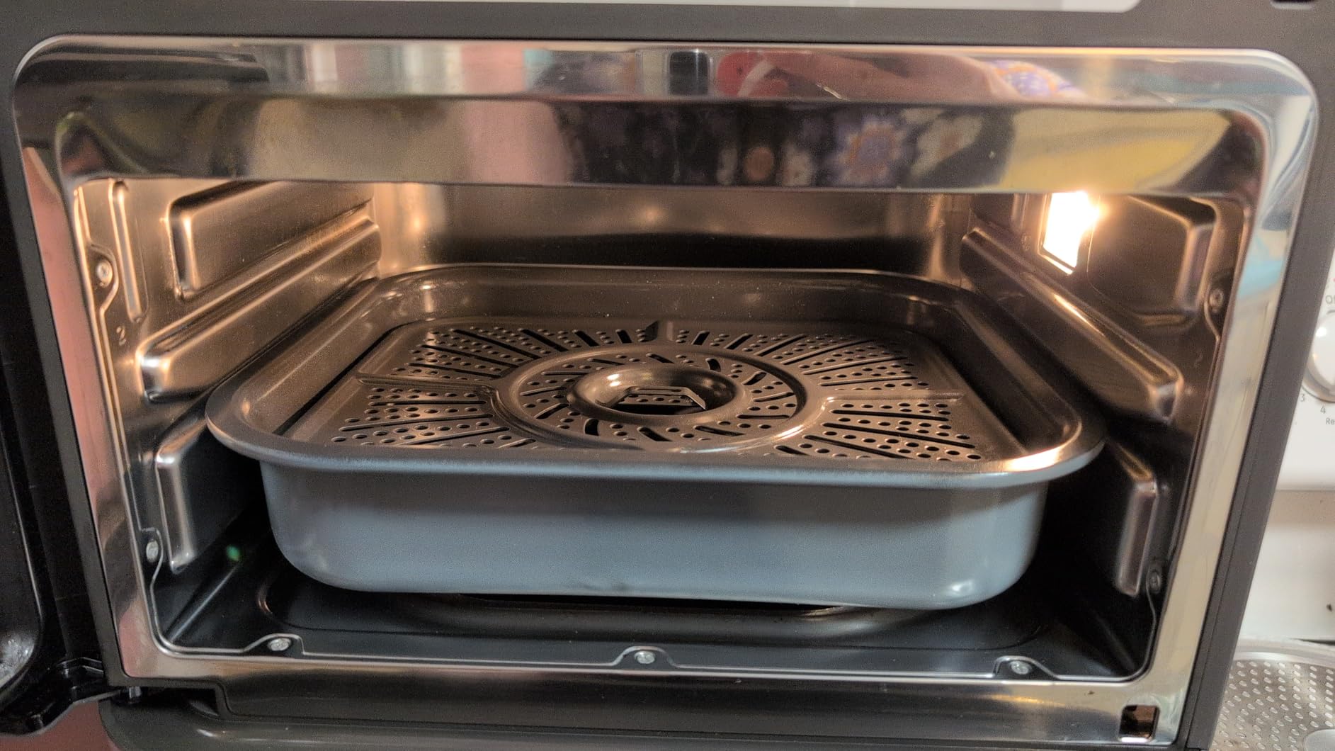 Ninja Combi All-in-One Multicooker & Air Fryer, Stainless Steel, SFP701 | Cooks complete family meals in 15 mins, HyperSteam + Air Fry, 14-in-1, Bake, Roast, Slow Cook & more, 3 accessories included. customer photo 2