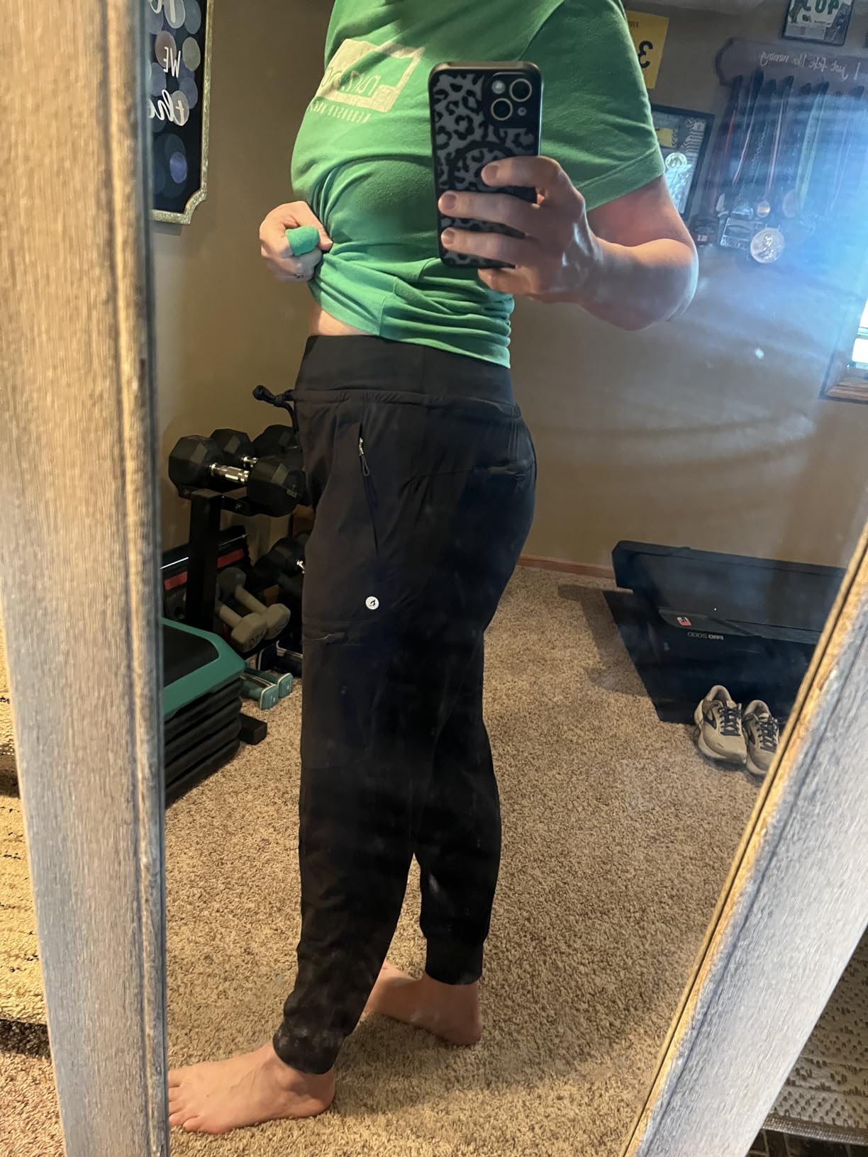 baleaf Women's Lightweight Hiking Pants with 5 Zippered Pockets | High waist design, Water Resistant, Quick Dry, UPF 50+ Stretch Joggers, soft material, for Travel Hiking customer photo 1