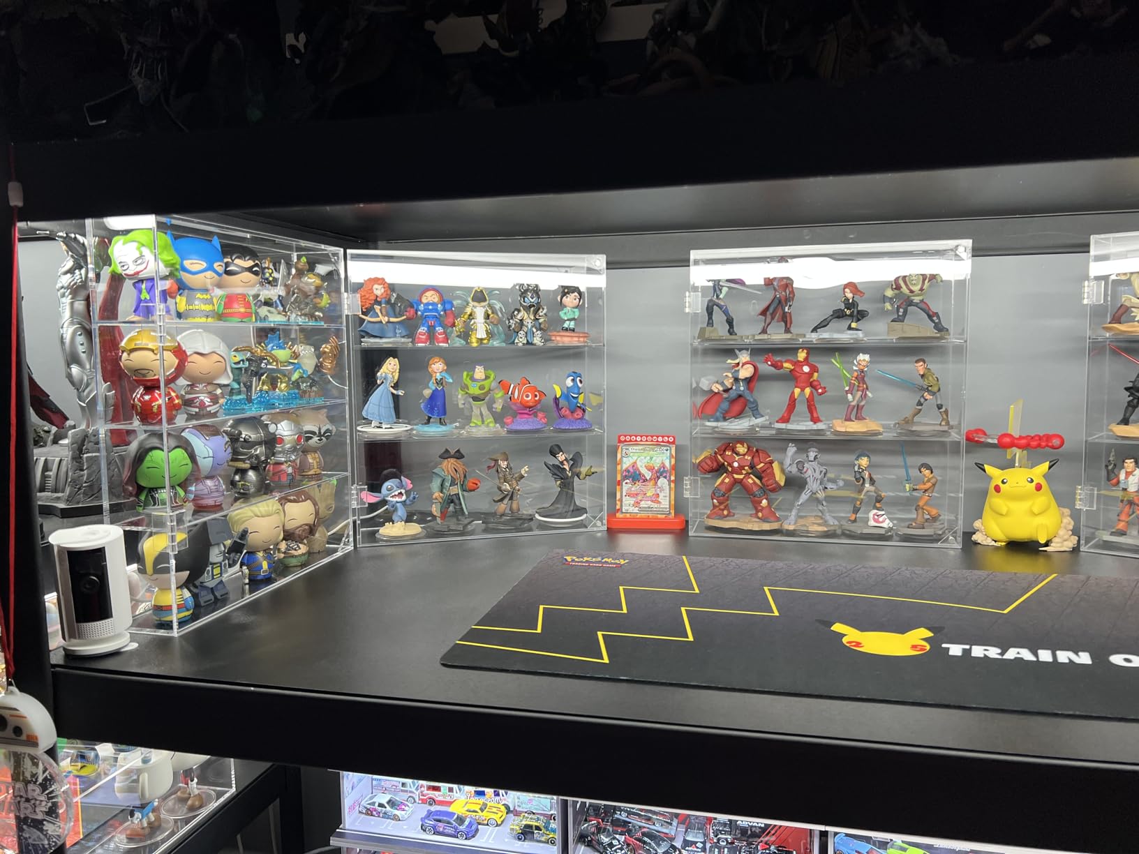 Acrylic Display Case for Figures, Dustproof Clear Wall Mount/Desktop | Magnetic Closure, Effortless Access, With Anti-slip Mat Ensures Stability For Collectibles Popmart Sonny Angel Amiibo Lego customer photo 1