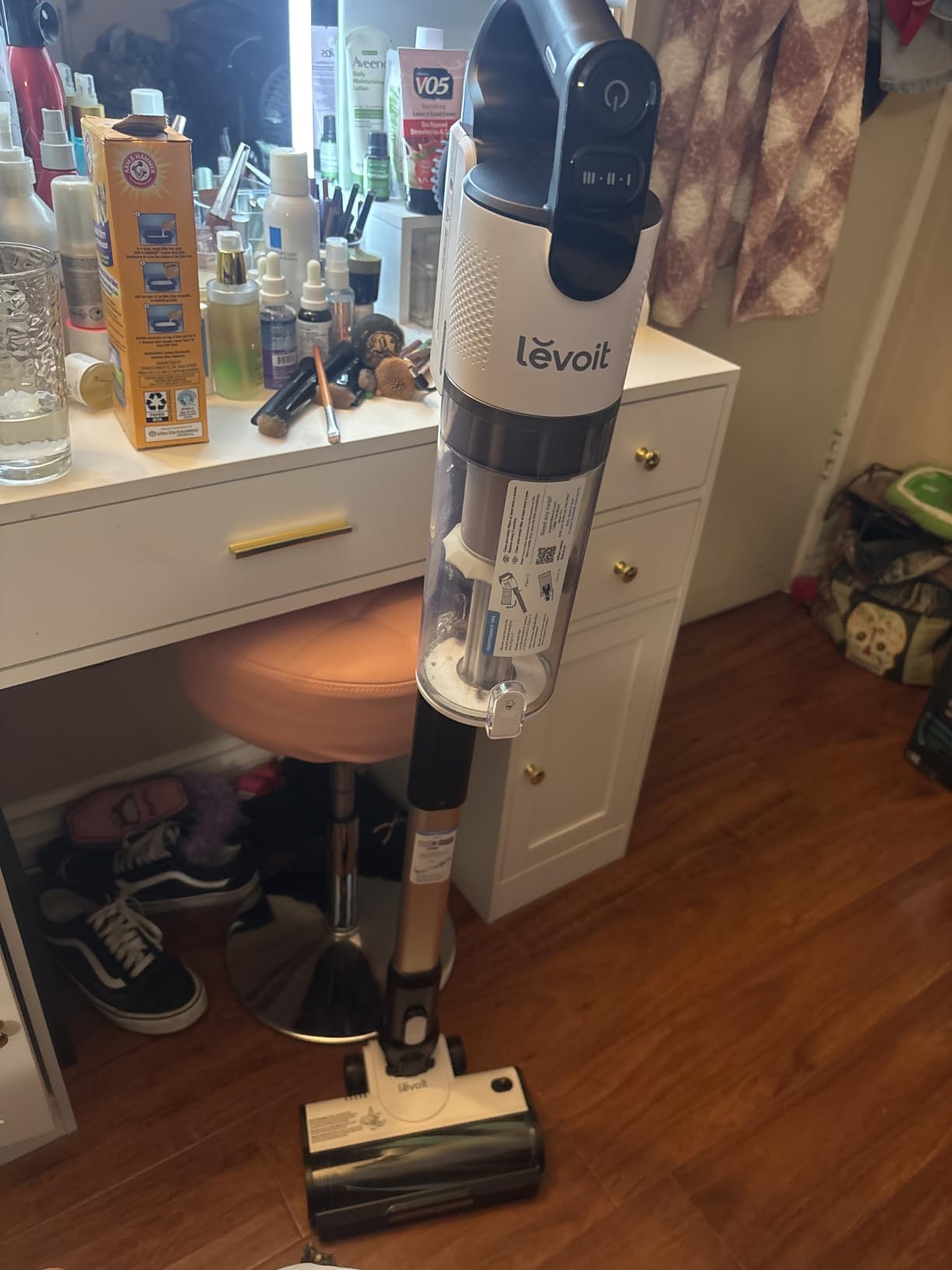 Levoit Cordless Vacuum Cleaner, Anti-Tangle for Pet Hair, Up to 50 Minutes | Powerful Suction, Lightweight, Rechargeable, 180 Degree Lay-Flat Design, LVAC-200 customer photo 2