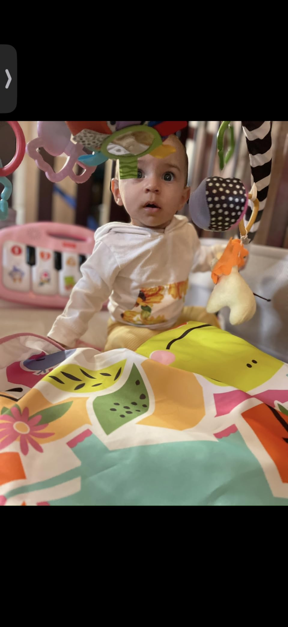 Fisher-Price Baby Playmat Glow and Grow Kick & Play Piano Gym customer photo 1
