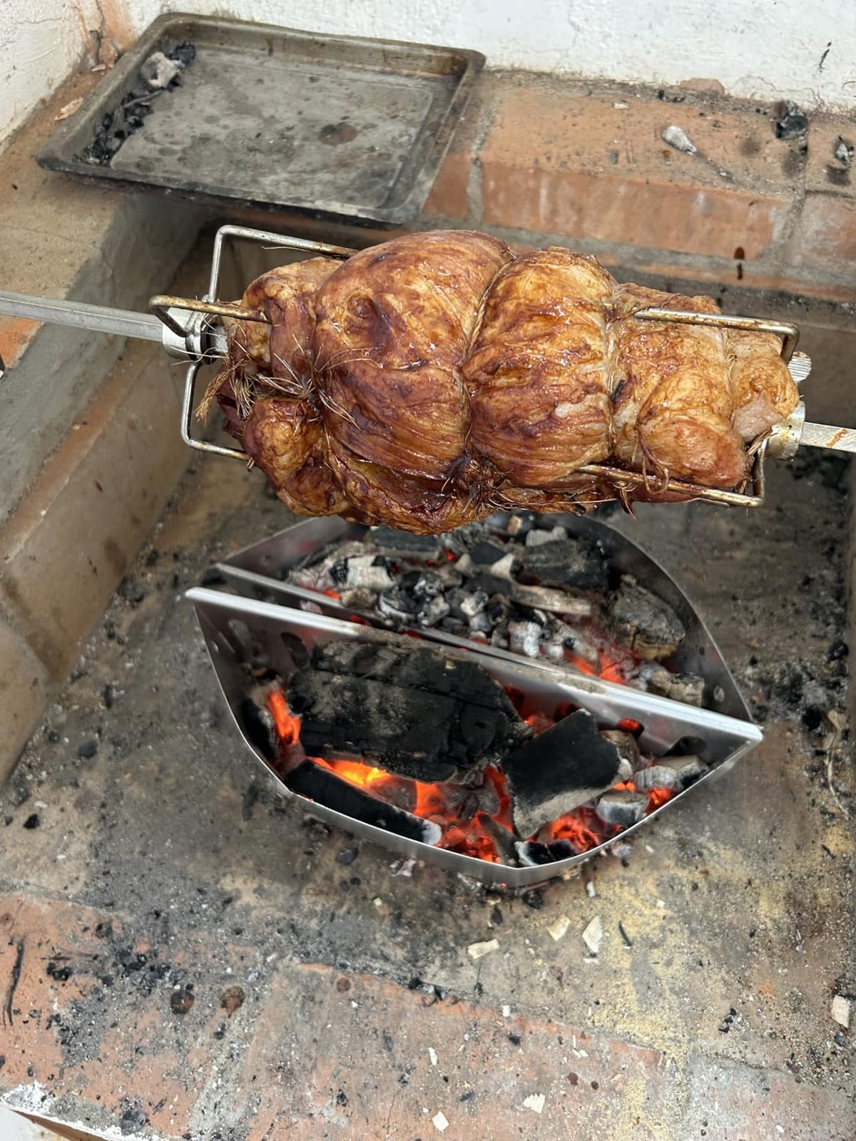 Universal Rotisserie Grill Kit for Most 2-6 Burner Grills, w/120V 4W Motor, UL Certificated BBQ Rotisserie Motor Kit, 28