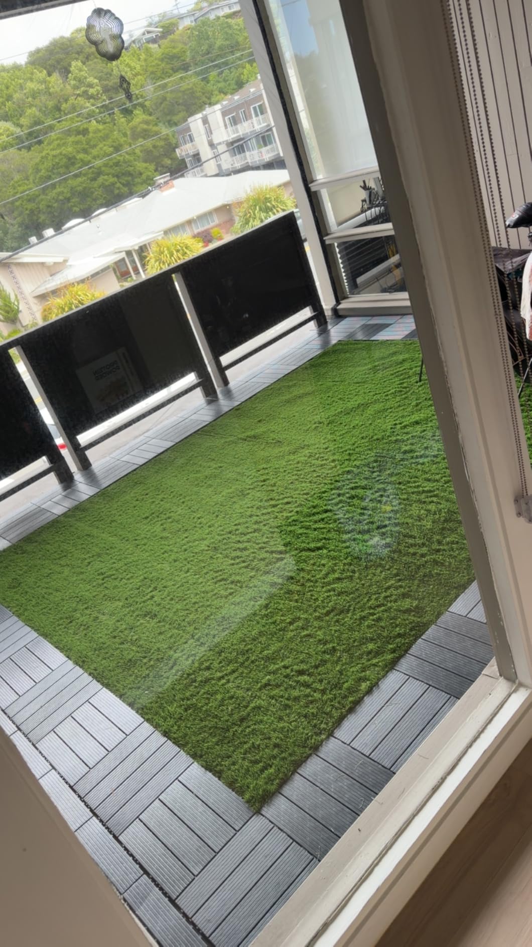 Petgrow Luxurious Artificial Grass 1.77 Inch Pile Height Ultrathick Turf 8 X 10 Feet, Indoor/Outdoor Dog Pee Fake Faux Grass, Synthetic Grass Rug Garden Landscape Patio, Drainage Holes customer photo 2