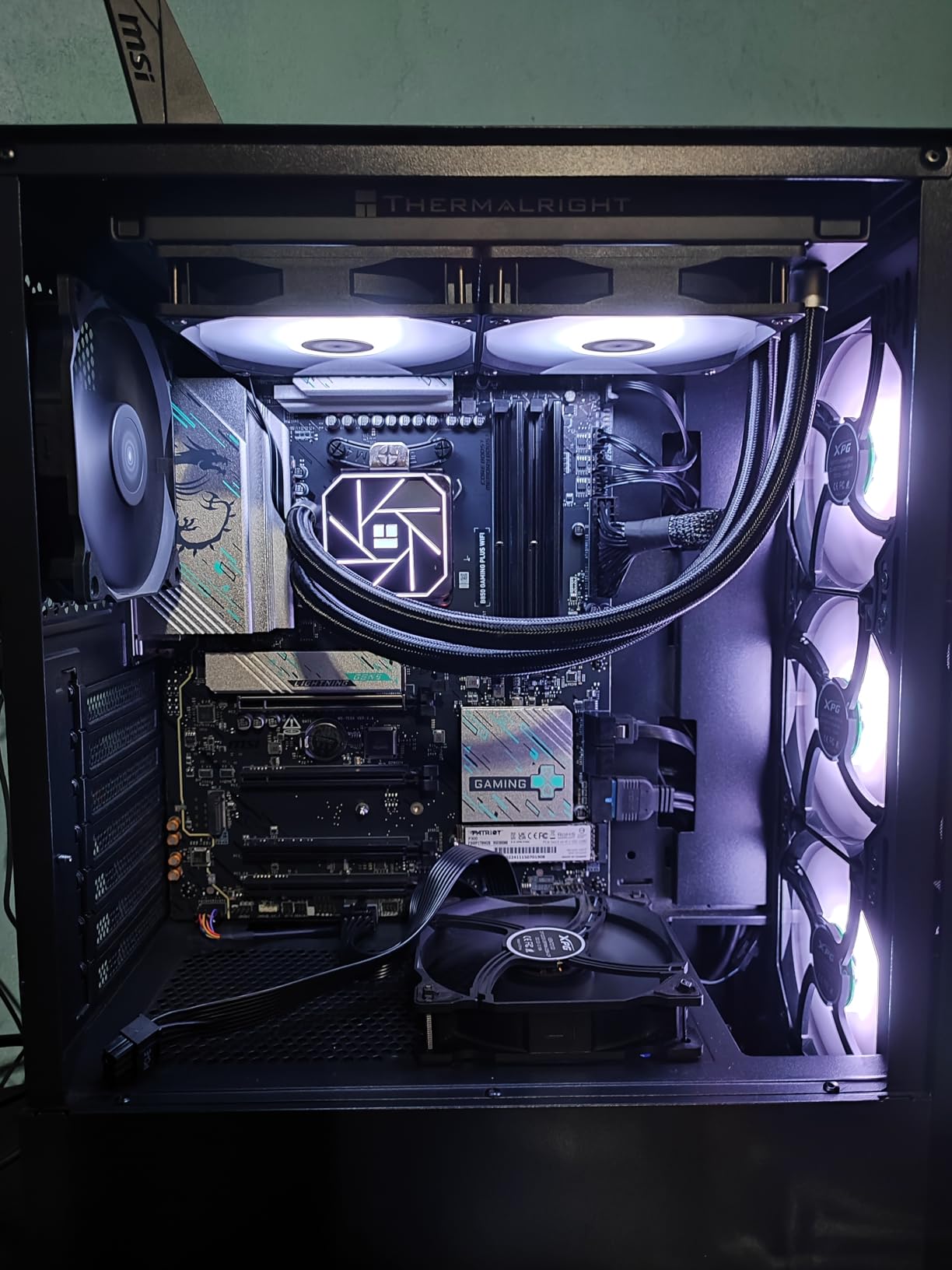 Thermalright Aqua Elite 240 V3 Water Cooling CPU Cooler, Double PWM ARGB Fans with S-FDB Bearings, Efficient PWM Controlled Pump, for AMD/AM4/AM5, Intel LGA1150/1151/1200/1700/1851, (AE240 V3) customer photo 1