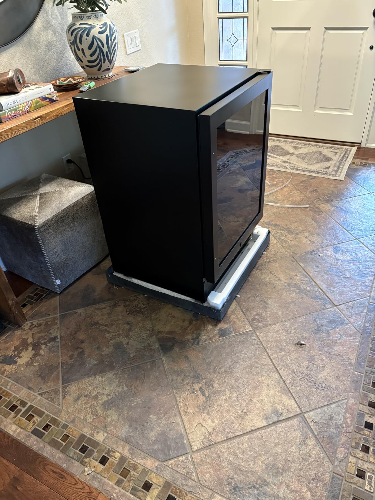 Velivi 24'' Wine and Beverage Refrigerator UnderCounter Fridge Dual Zone | Black Built-In or Freestanding Fridge with Glass Door&Lock, 18 Bottles and 68 Cans Large Capacity for Beer Soda Drink customer photo 1