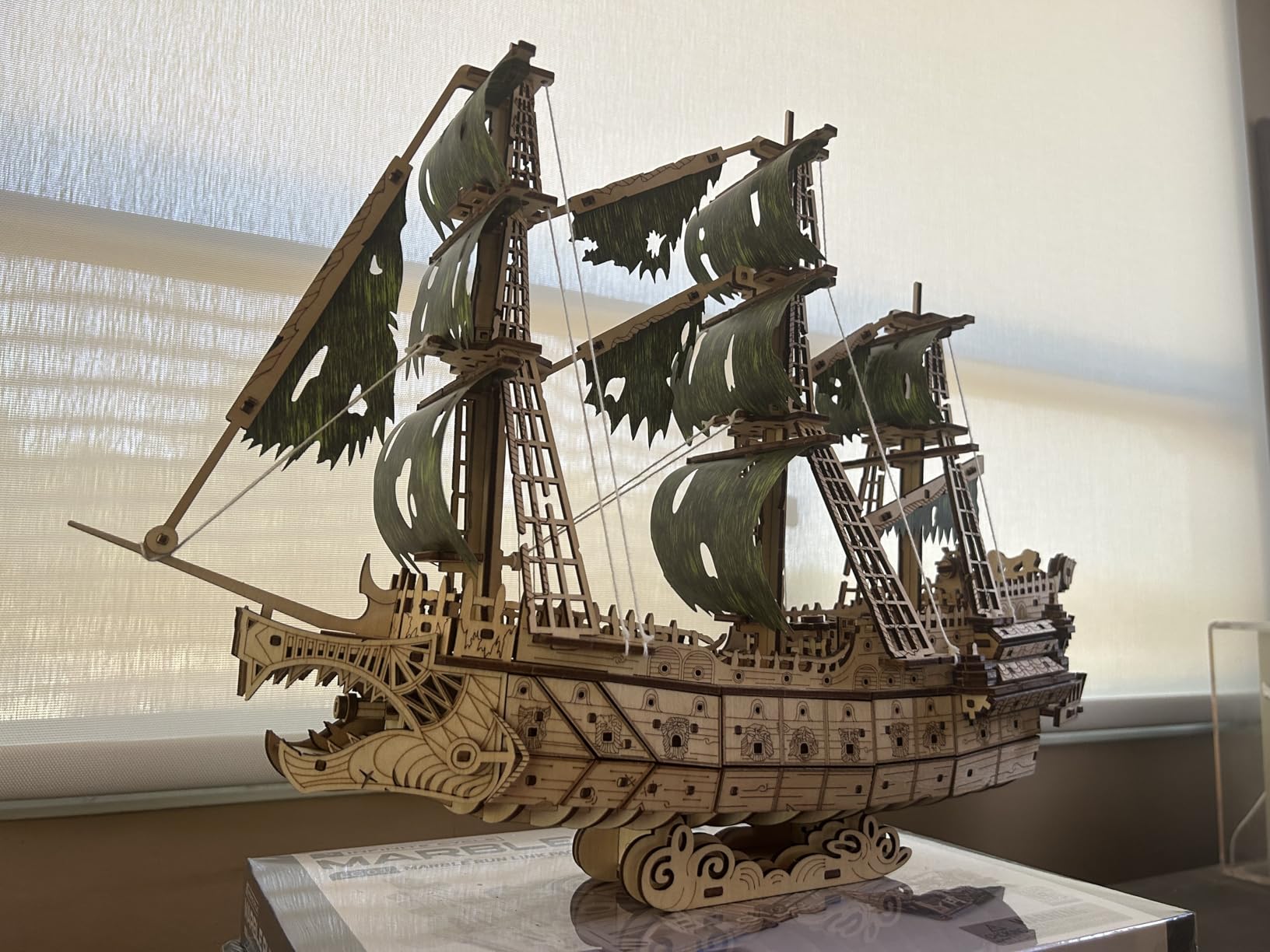 Jigtoy Challenging Flying Dutchman 3D Wooden Puzzles for Adults Pirate Ship Model Kit customer photo 1