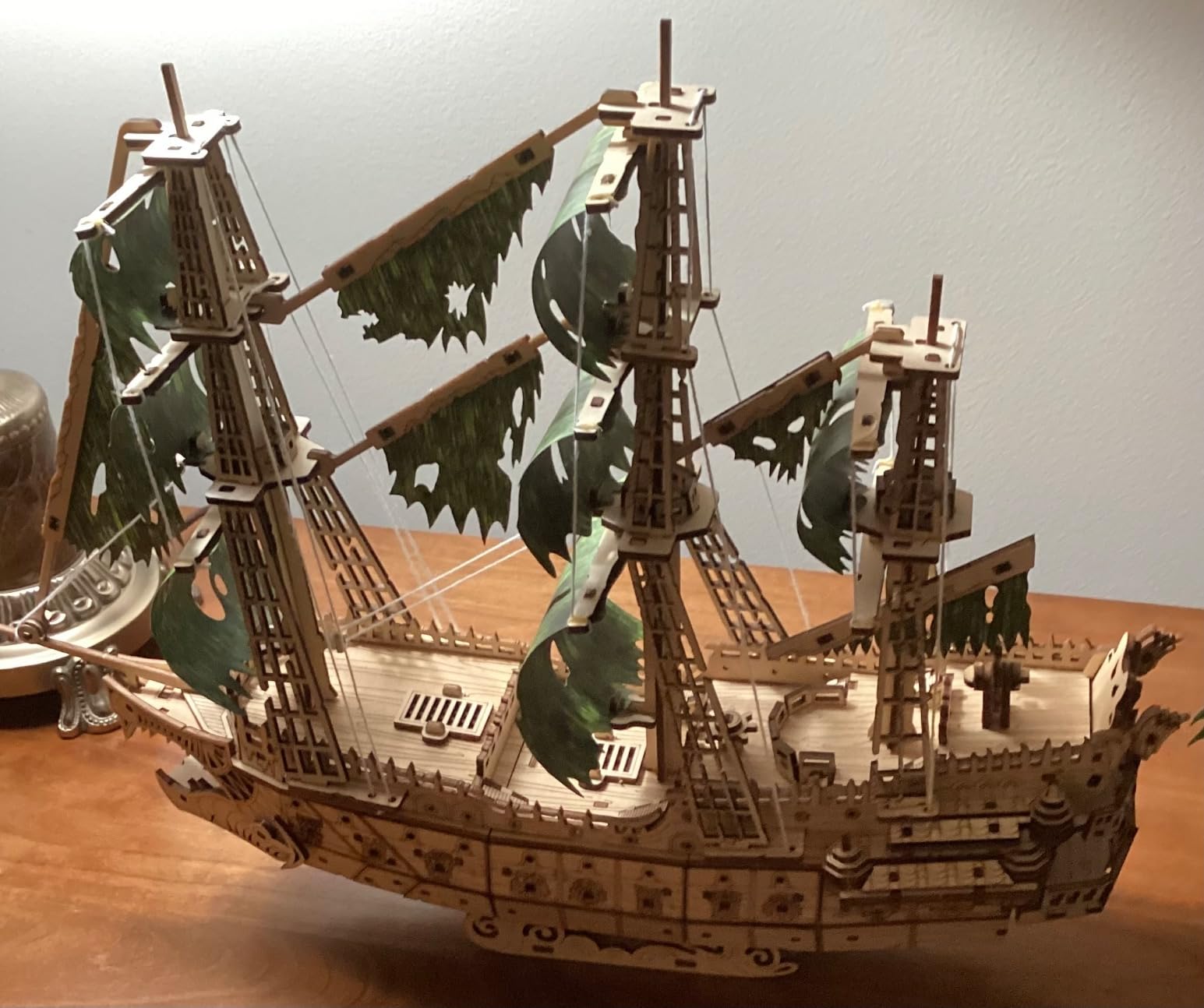 Jigtoy Challenging Flying Dutchman 3D Wooden Puzzles for Adults Pirate Ship Model Kit customer photo 2