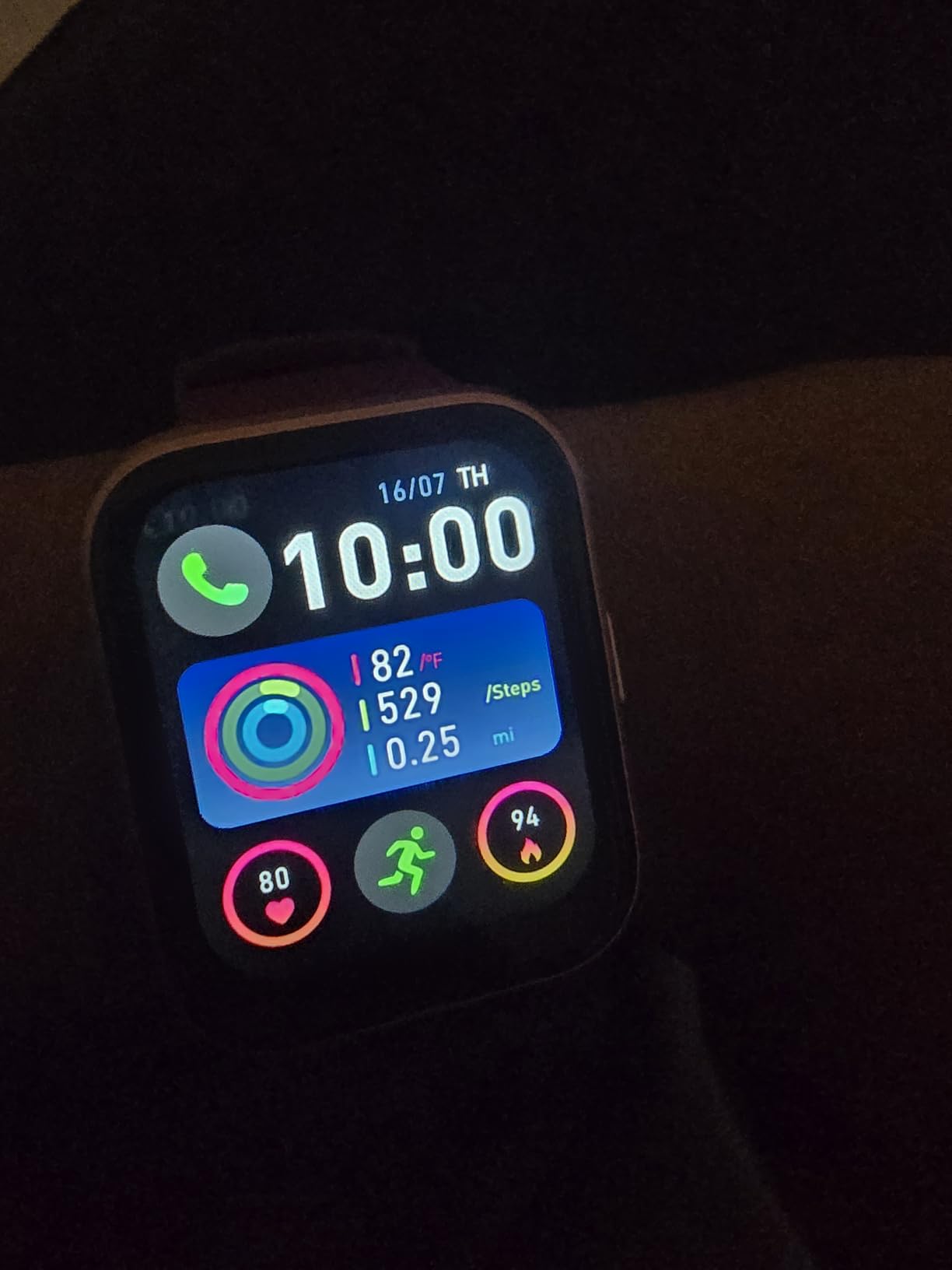Smart Watches for Women, Smart Watch for Android Phones & iPhone, Fitness Watches for Women with Alexa, Call & Notification Alerts, Tracks Heart Rate/Sleep Smartwatches (Dark Purple, 1.8 inches) customer photo 2