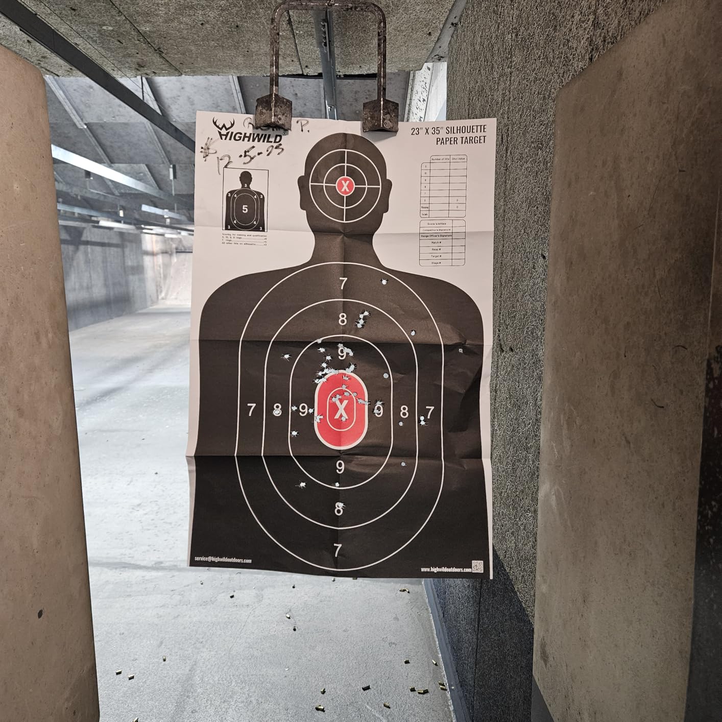 Highwild Shooting Range Silhouette Paper Target - 23X35 Inches - Suitable for Handguns, Rifles, Airguns, BB Guns customer photo 1