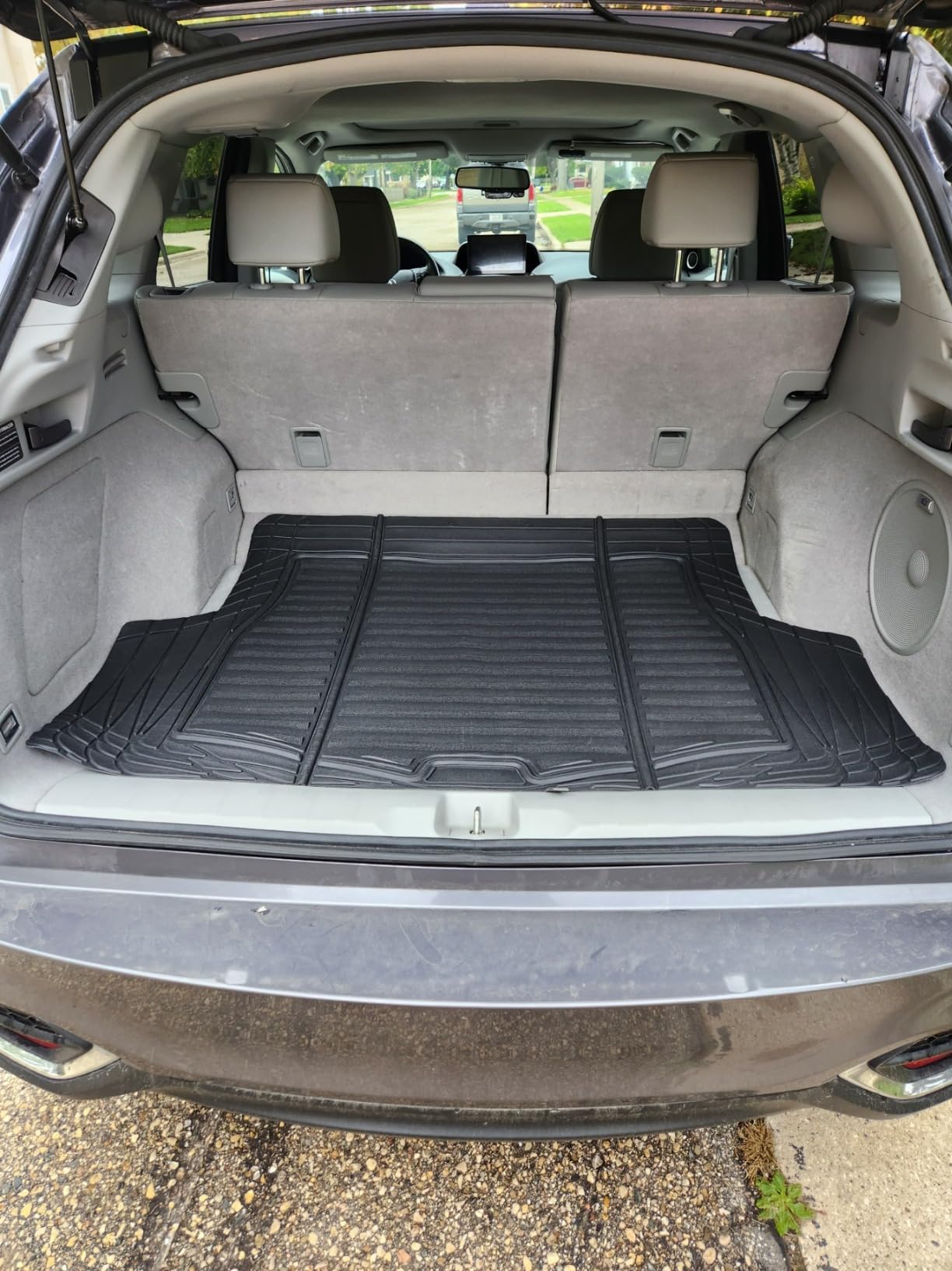 Nilight Rubber Cargo Mats for Cars Trucks SUVs | Universal Trim to fit for Most Vehicles, All Weather Protection Heavy Duty Cargo Liners customer photo 1