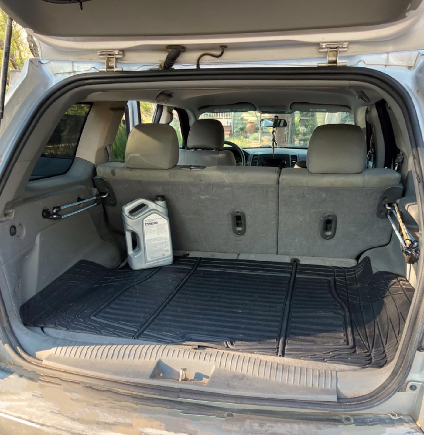 Nilight Rubber Cargo Mats for Cars Trucks SUVs | Universal Trim to fit for Most Vehicles, All Weather Protection Heavy Duty Cargo Liners customer photo 2
