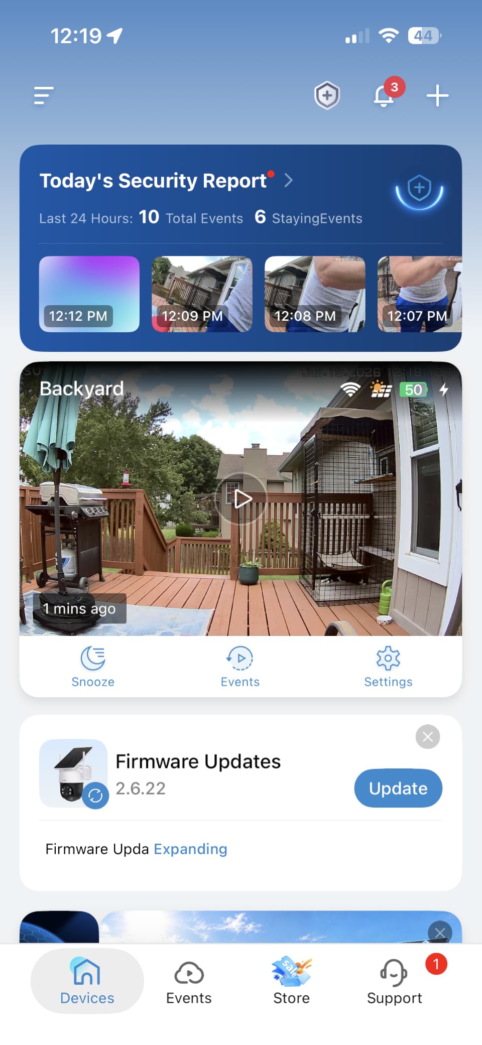 aosu Solar Camera Outdoor Wireless for Home Surveillance, Fixed Solar Panel | Easy to Set up, 360° Full Coverage, Auto Person Tracking, 2K Clarity & Full-Color Night Vision, Two-Way Talk, 2.4GHz WiFi only customer photo 2