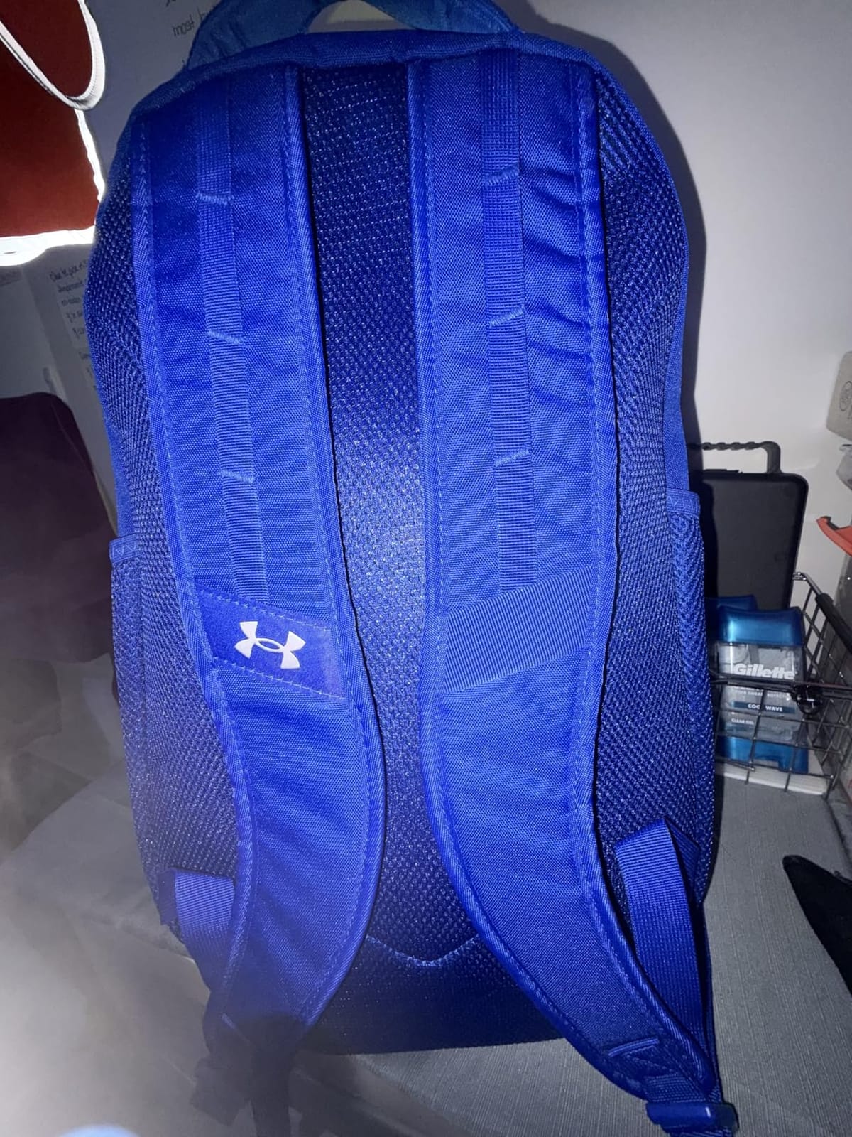 Under Armour Unisex Hustle 6.0 Backpack, 026 GRAY, OSFM customer photo 2