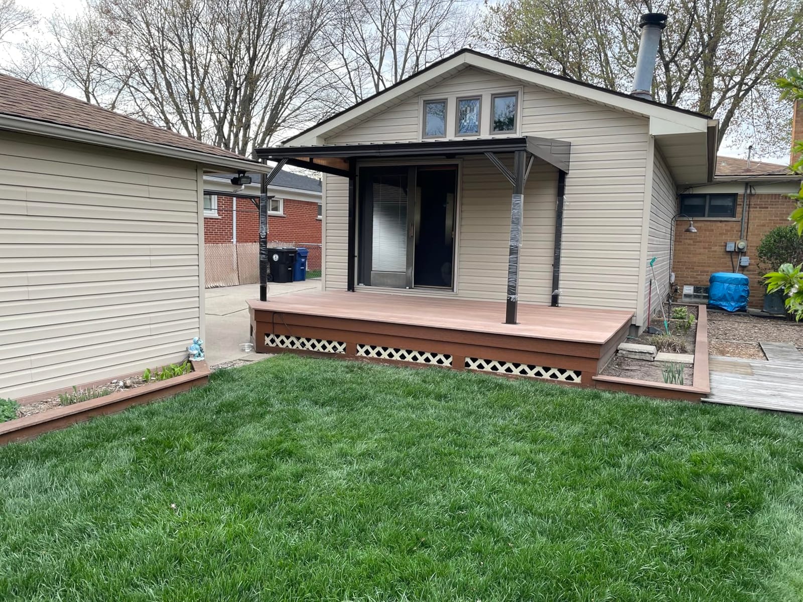 Domi 10x12FT Sunroom, Wall Mounted Solarium with Steel Roof, Lean-to Gazebo, Aluminum Frames, Drainage System, Galvanized Steel Sloping Roof customer photo 2