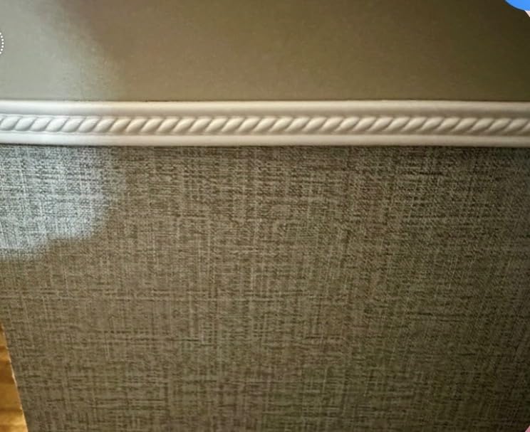 Peel and Stick Molding Trim Self Adhesive Flexible Wall Trim Crown Molding 3D Strip for Tile Wood Wall Panels Picture Mirror Frame Border Edge Corner Ceiling Wallpaper Moulding Decor Trim (200 in) customer photo 1
