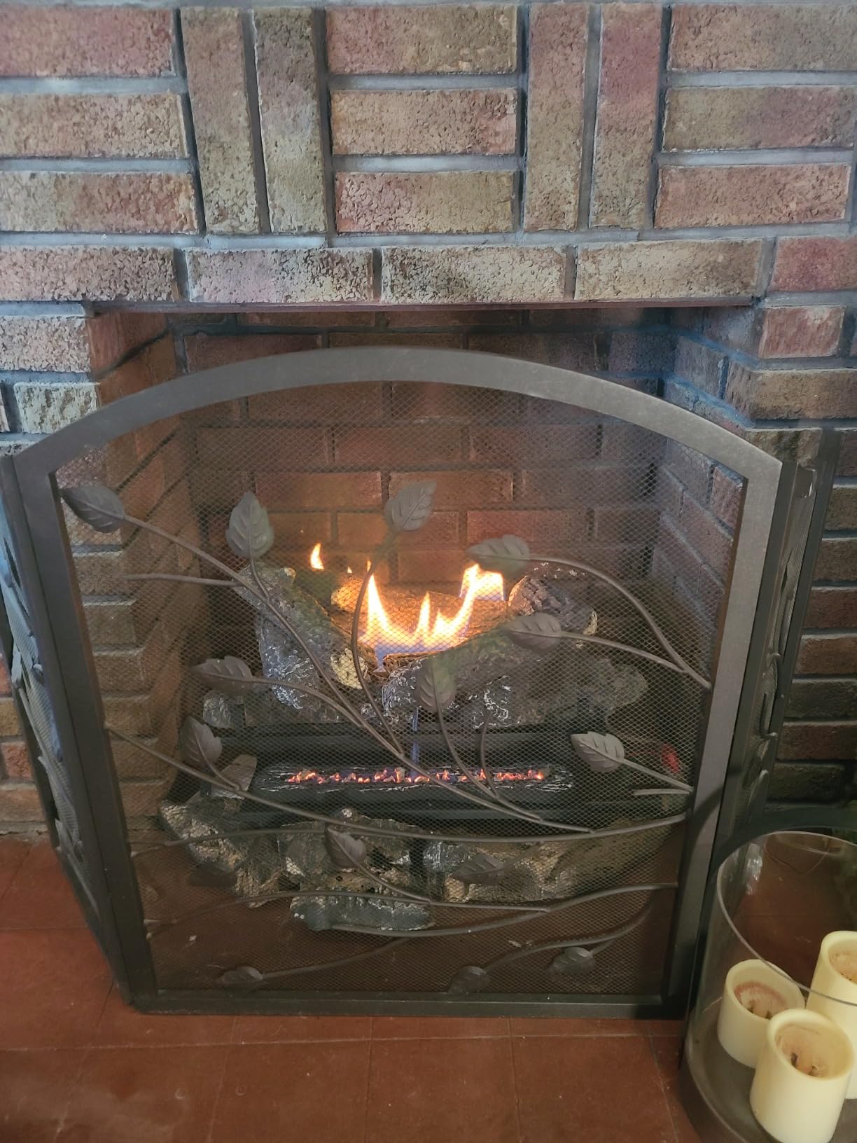 Comfort Glow Vent Free Dual Fuel Gas Logs, Remote, 24