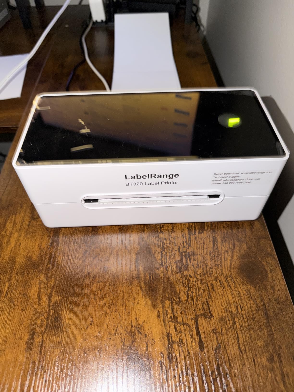 LabelRange Ecommerce Label Printer 4x6, Thermal Shipping Label Printer, Support Amazon, USPS, Pirate Ship, Shopify, Poshmark, Bluetooth and USB Connection customer photo 2