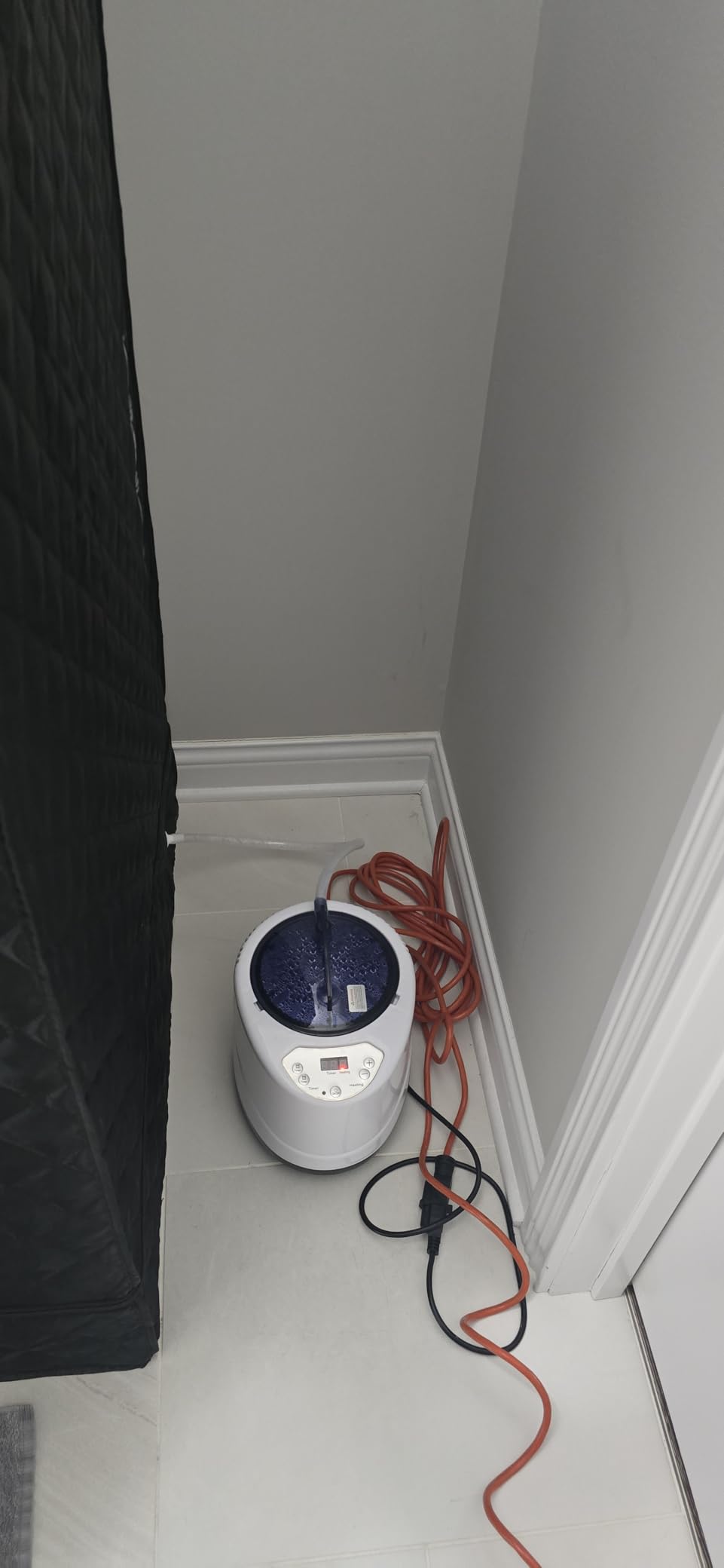 X-Vcak Upgraded Portable Sauna for Home，Relaxation, Steam Sauna for Home with Steamer, Remote Control, Folding Chair, 9 Levels customer photo 2