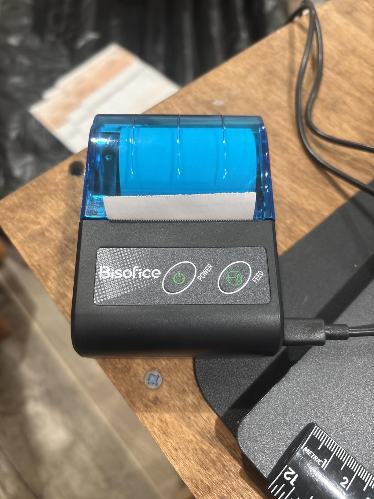 Receipt Printer, Sunydog Portable Mini Thermal Receipt Printers USB Receipt Bill Ticket Printer with 58mm Print Paper, Fit for Android Fit for Win, Thermal Printers for Restaurants Sales Retail customer photo 1