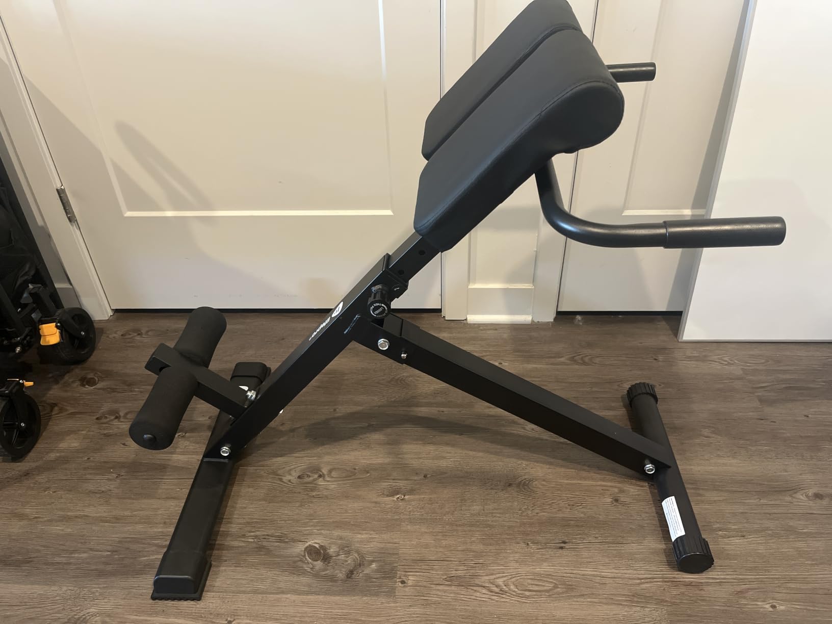 Lifepro SculptTrainer Roman Chair - 20+ Exercises, Foldable, 330 lb Cap | Hyperextension, hip thrusts, sit-ups & back extensions, 10 height positions, padded seat + dual rollers, alloy steel customer photo 1