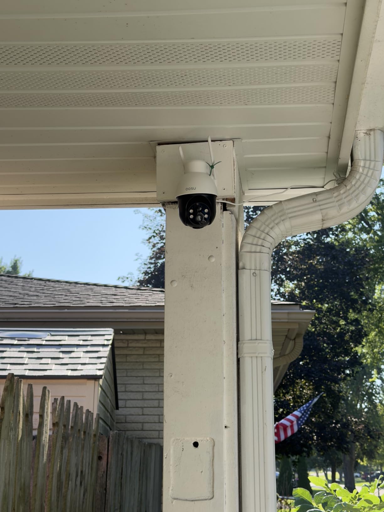 aosu 3K 5MP Solar Security Camera Wireless Outdoor PTZ 360° Smart Tracking | Auto Human&Vehicle Tracking No Blind Spots, Easy Setup, Color Night Vision, Ideal For Home, Yard & Farm Security Monitoring customer photo 1