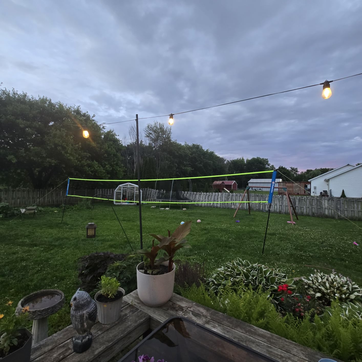 32FT Regulation Size Portable Outdoor Volleyball Net Set System for Backyard Beach with Height Adjustable Poles, PU Volleyball and Pump, Carry Bag, Boundary Line - Easy Set Up & Anti-Sagging customer photo 2