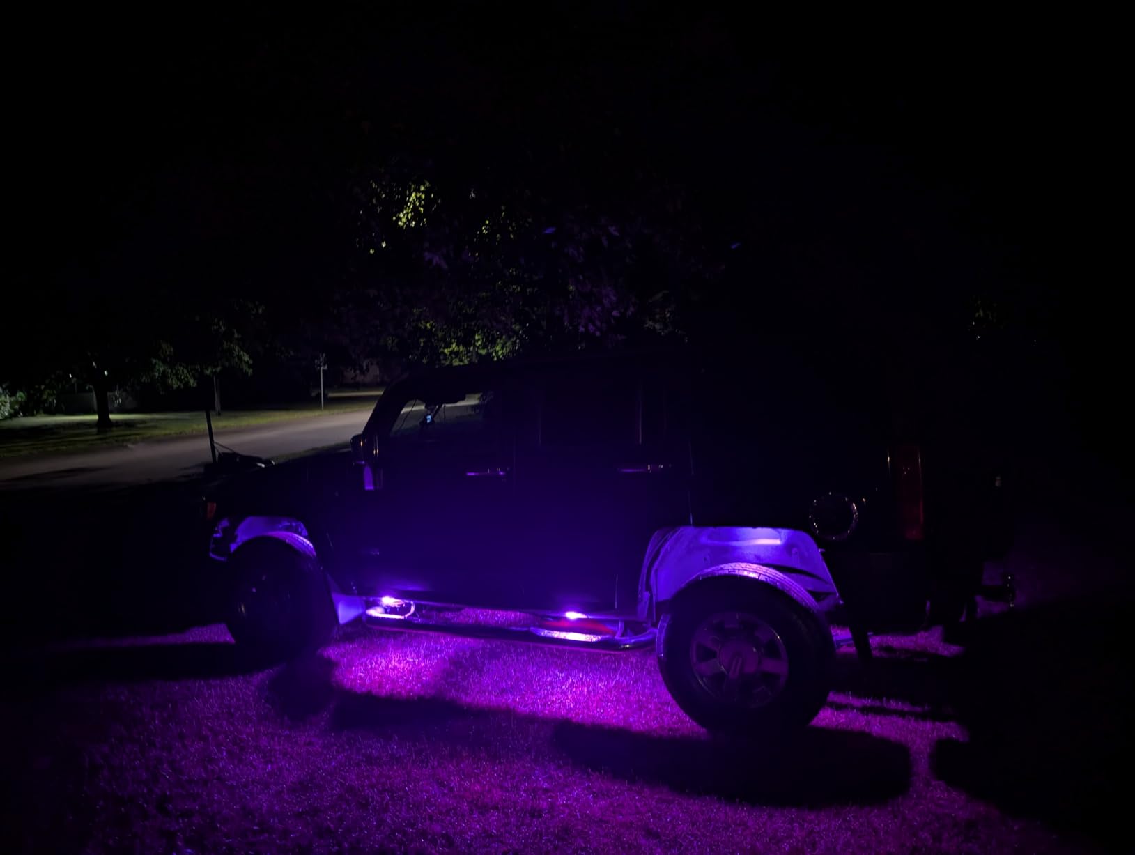8 Pods 5 Sides Full Angle RGB Rock Lights for Trucks, App & Remote Control | RGB Rock Lights Compatible with 12V UTV SUV ATV Boat Golf Cart, Waterproof Multi-Color, Led Rock Lights with Music Mode customer photo 2