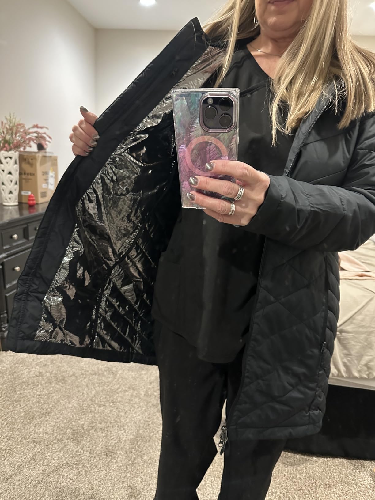 Women's Heavenly Long Hooded Jacket customer photo 1