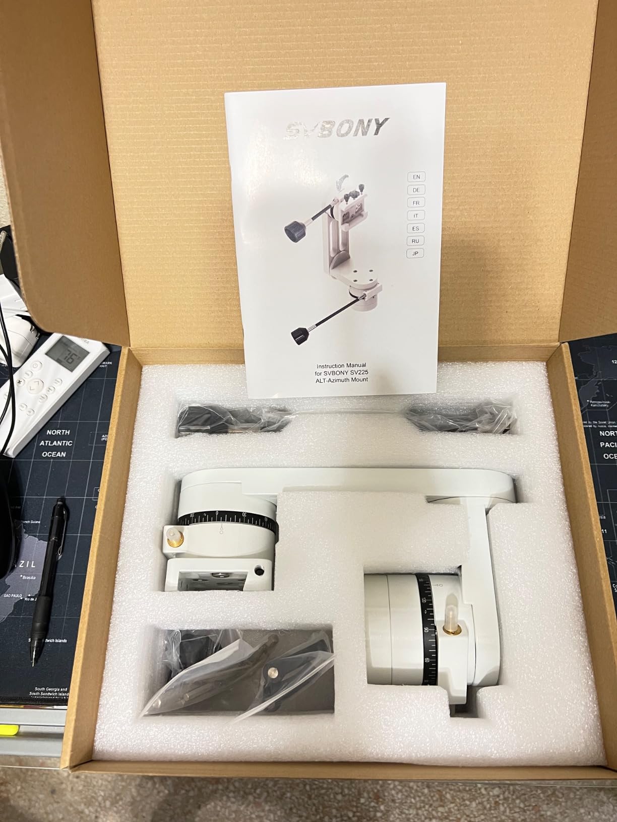 SVBONY SV225 Alt-Azimuth Mount, Load-Bearing 10kg, Adjustable Angle Mount | CNC Structure, Telescope Altazimuth, Fine Adjustment Shift, Variable Speed Gear, Telescope Accessories, Simple Operation customer photo 1