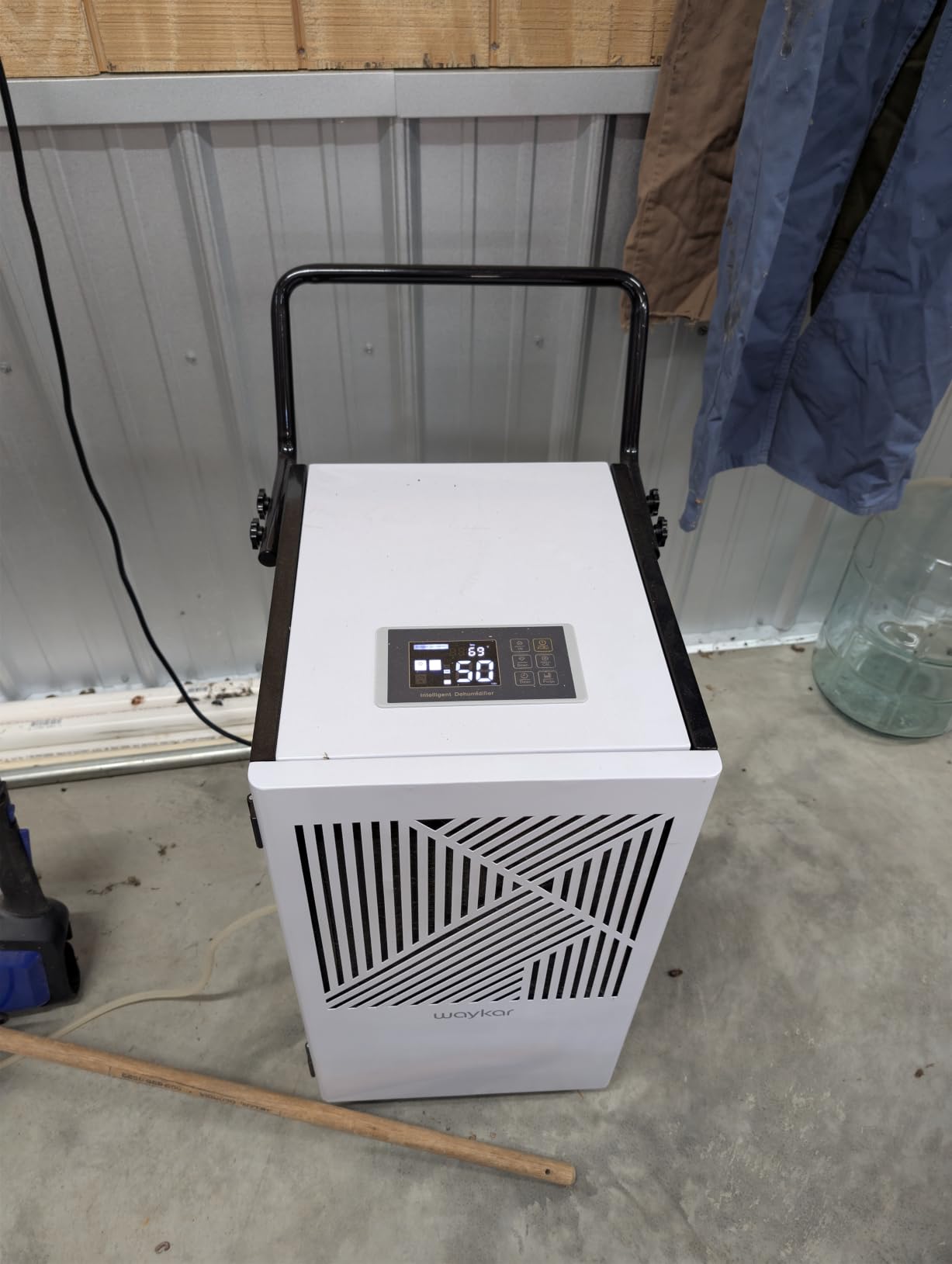 Waykar 155 Pints Commercial Dehumidifier with Pump, Drain Hose and Washable Filter Space up to 8000 Sq. Ft, for Basements, Industrial or Commercial Spaces - 5 Year Quality Coverage customer photo 1
