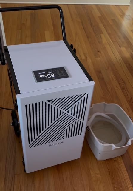 Waykar 155 Pints Commercial Dehumidifier with Pump, Drain Hose and Washable Filter Space up to 8000 Sq. Ft, for Basements, Industrial or Commercial Spaces - 5 Year Quality Coverage customer photo 2