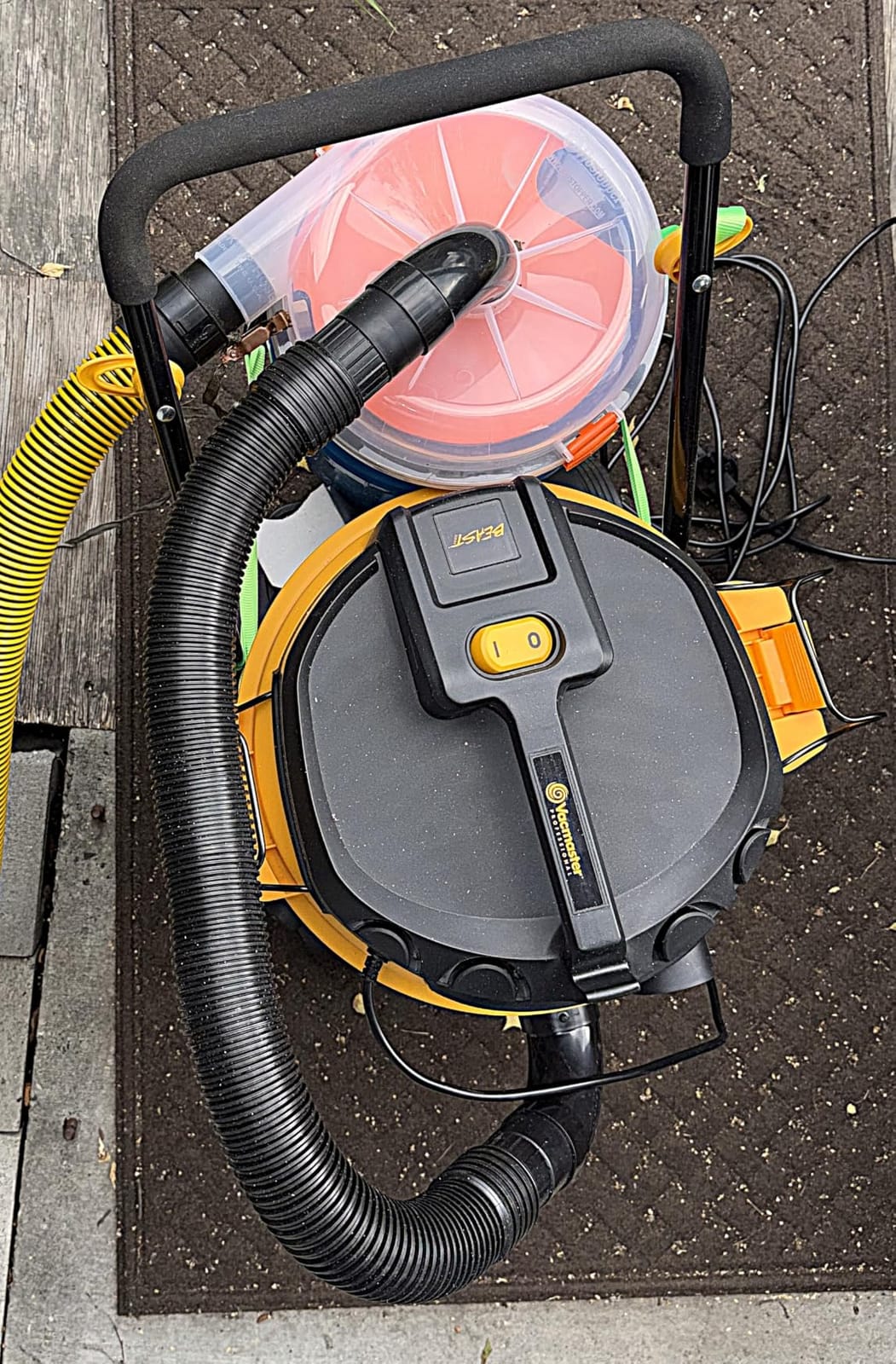 Dustopper PRO Dust Collector - 99.9% Efficiency Cyclone Dust Separator | Low-Profile Dust Collection System with 90 Degree Elbows & Hose Shop Vac Attachments, Wet/Dry Shop Vacuums 5HP+, Made in USA customer photo 2