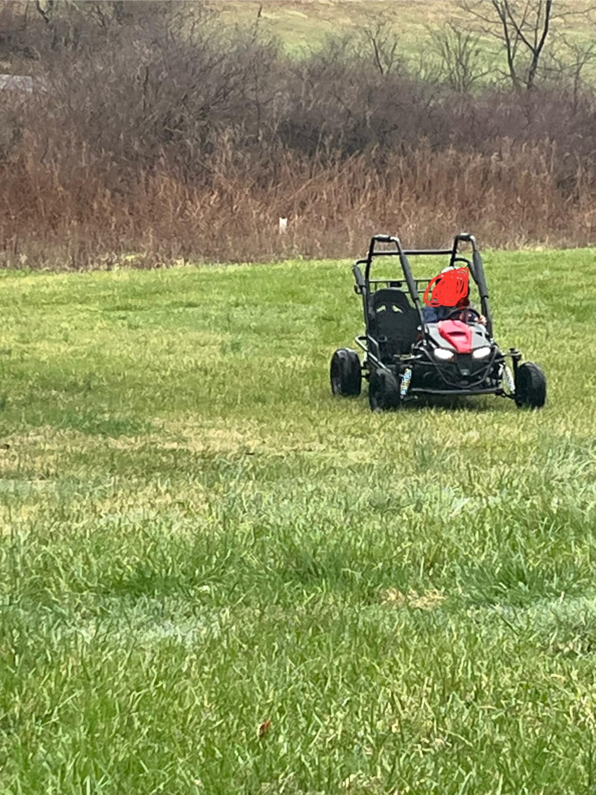 Coleman Powersports GK200 196cc Gas Powered Dual Seat Go-Kart, Reverse Gear, Adjustable Suspension, 275 lbs Maximum Load, Off Road Adventure Vehicle customer photo 1