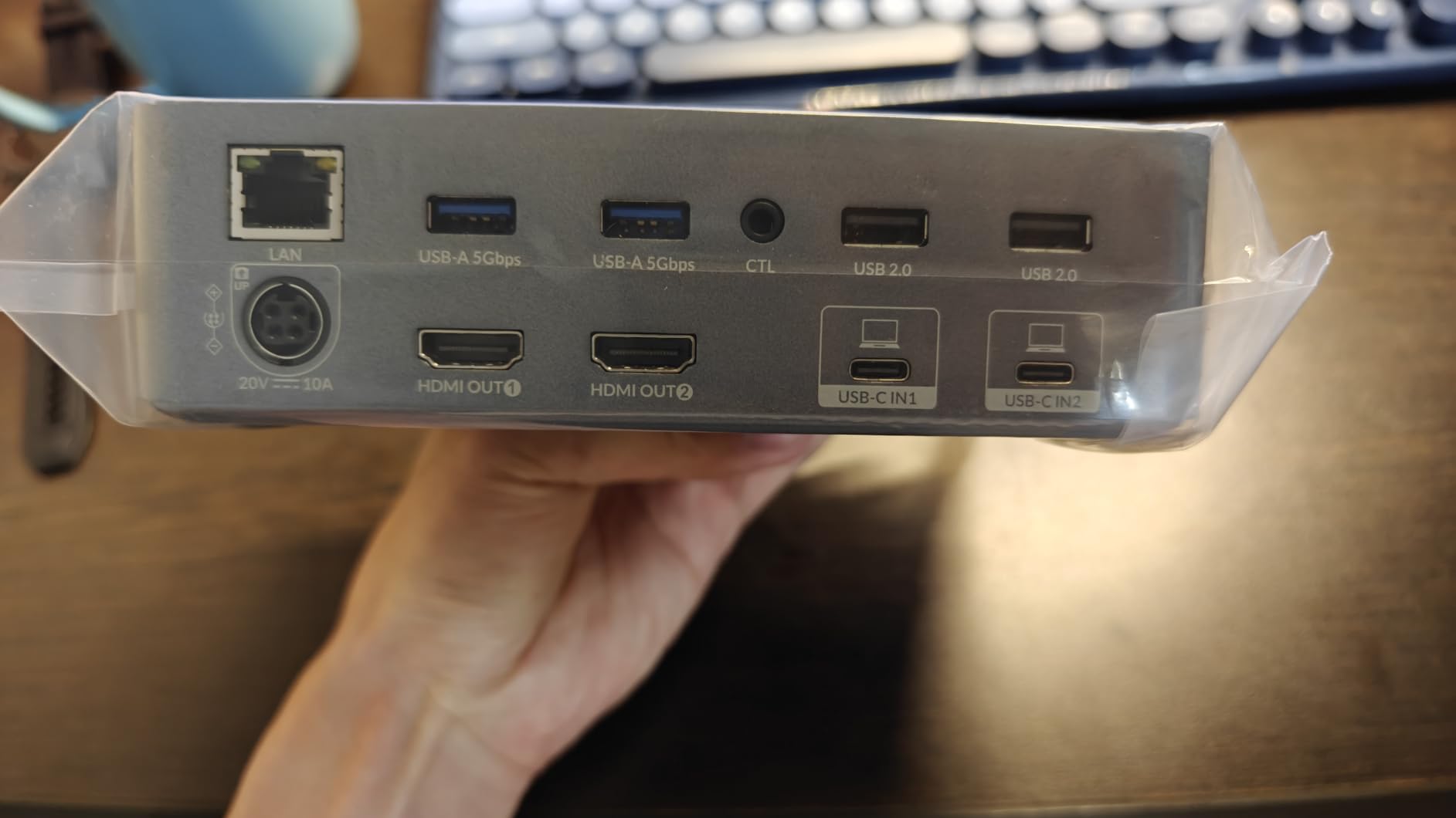 AV Access KVM Switch Dock 2 Monitors 2 Laptops, 4K KVM Switch Dual HDMI Monitor, 2 USB-C MST Ports, 60W PD for Each PC, 1G Ethernet, EDID Emulation, 2K@144Hz,1080P@240Hz,Ideal for Home Office customer photo 1