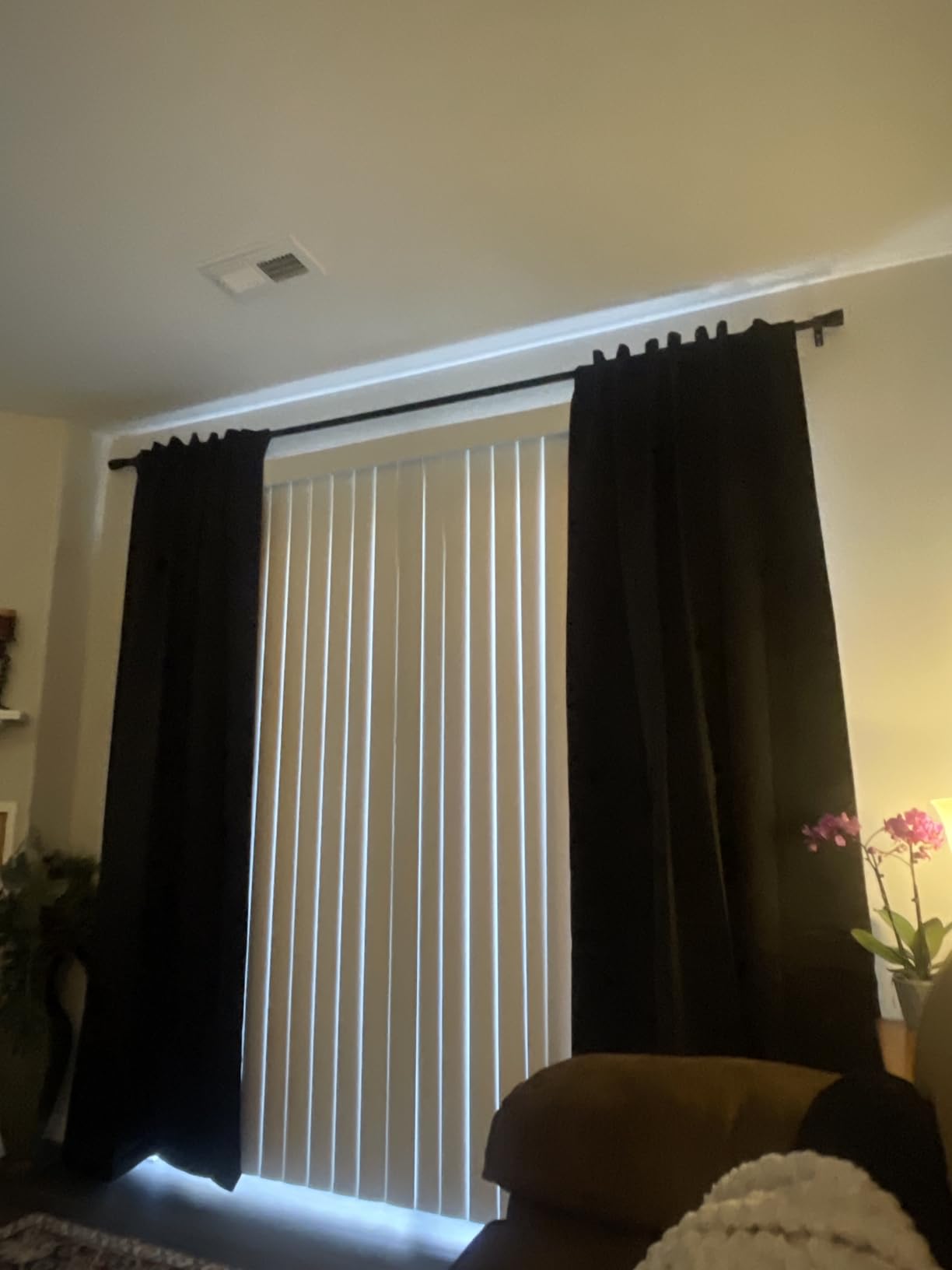 Joydeco Blackout Curtains 96 inch Black customer photo 2