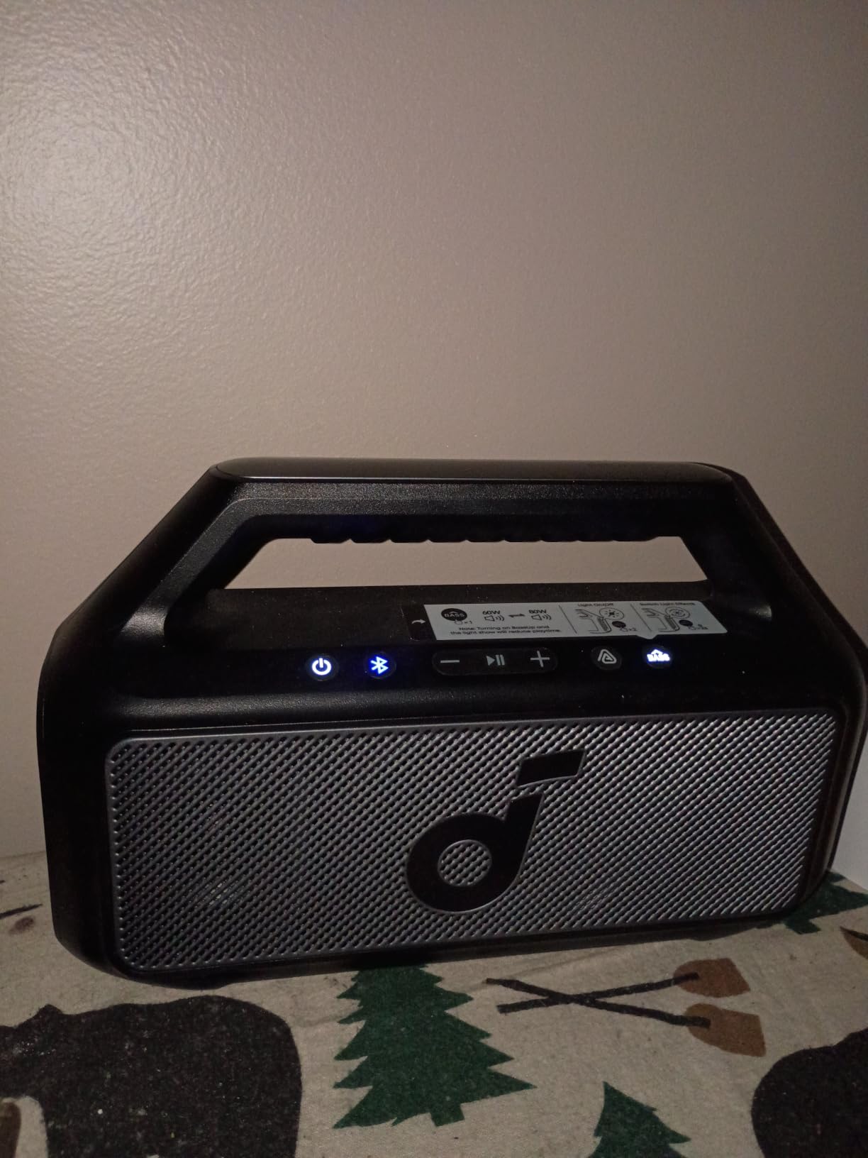 Soundcore Boom 2 by Anker, 80W Outdoor Bluetooth Speaker, 24H Playtime | IPX7 Waterproof, BassUp 2.0, Floatable, RGB lights, USB-C, Custom EQ via soundcore App customer photo 2