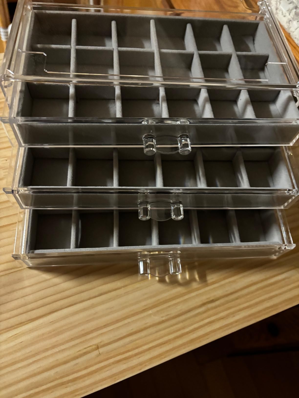 Rock Display Case, Rock Collection Box for Kids & Adults | Crystal Display Shelf, Organizer & Case for Gemstone, Fossil, Mineral | Rock Collection Display Case for All Collectibles customer photo 2
