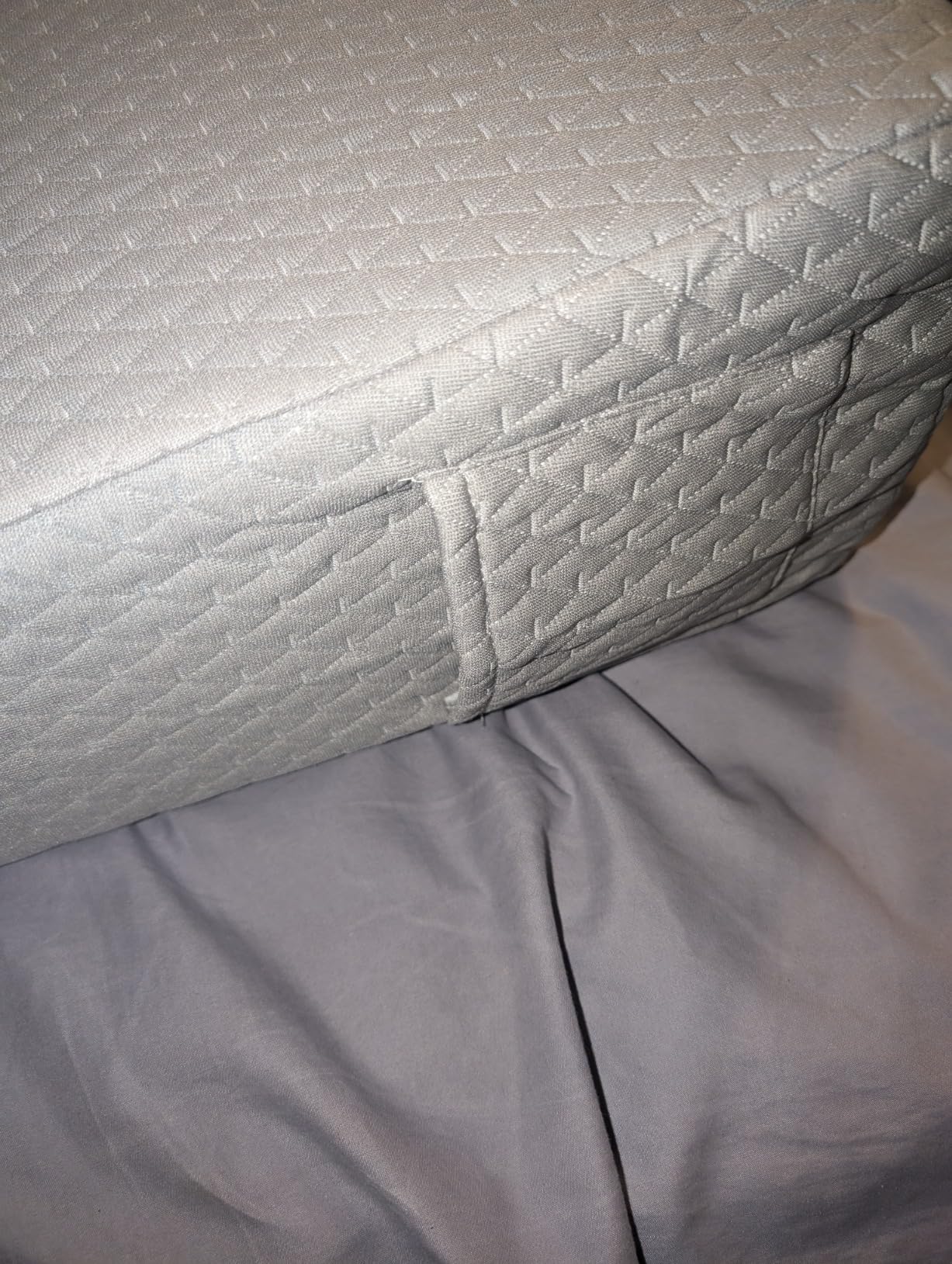 Ruqmuis Wedge Pillow for Acid Reflux, Bed Wedge Pillow for Headboard 10