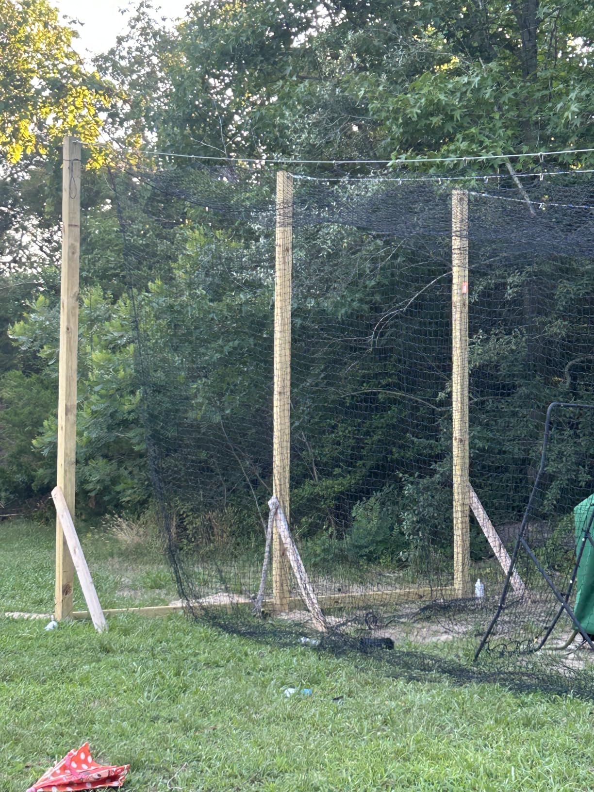 VEVOR Baseball Batting Cage,Professional Softball Baseball Batting Hitting Training Net,Heavy Duty Enclosed PE Practice Portable Pitching Cage Net&Carry Bag,for Backyard,Field,Indoor&Outdoor customer photo 1